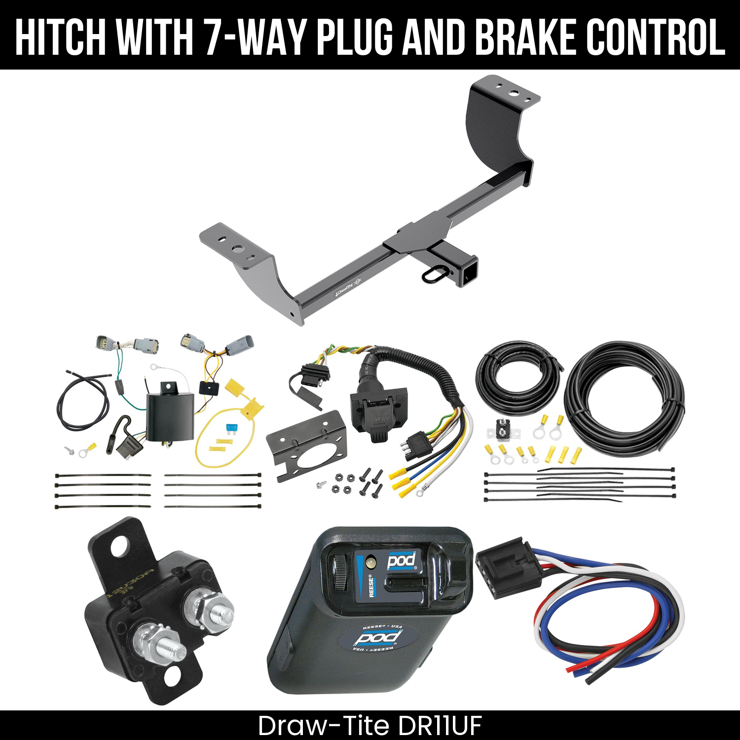 Trailer Hitch , 7-Way , Reese POD Brake Control