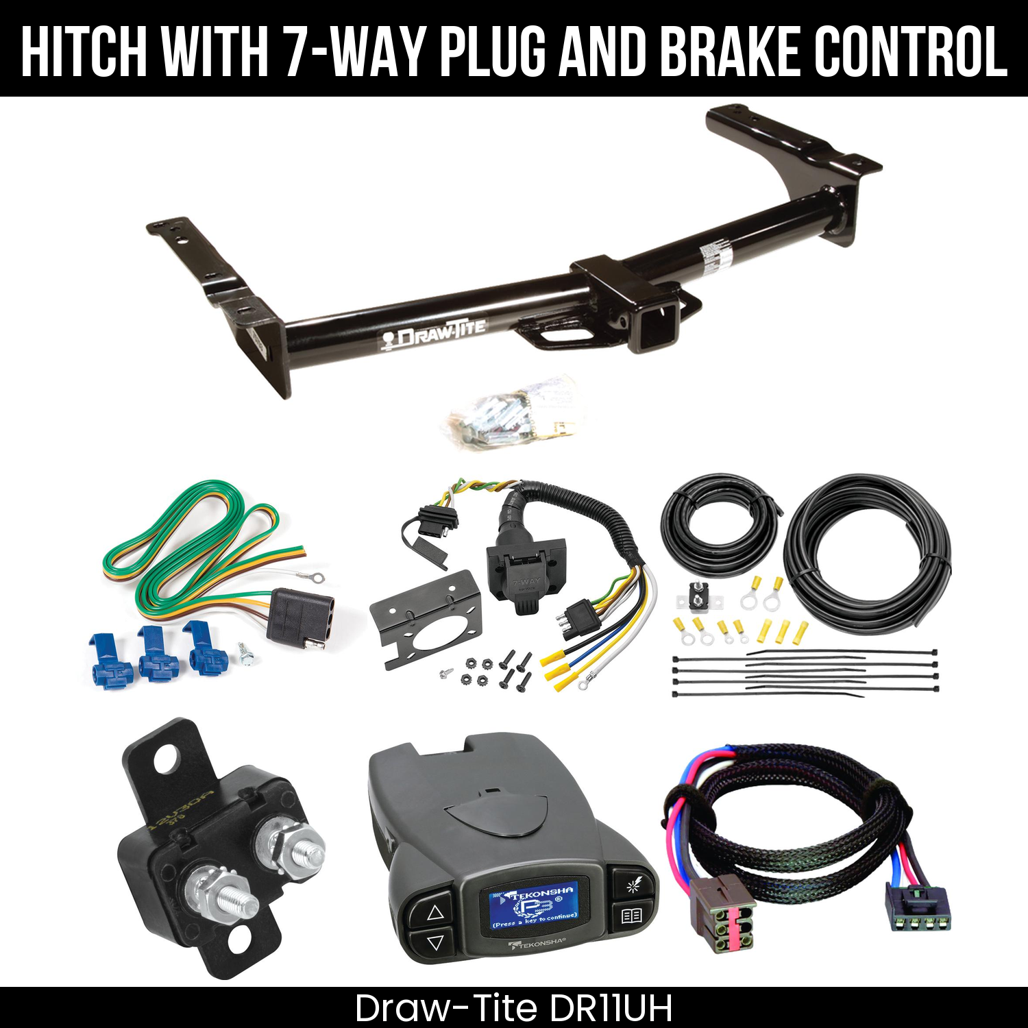 Trailer Hitch , 7-Way , Tekonsha Prodigy P3 Brake Control