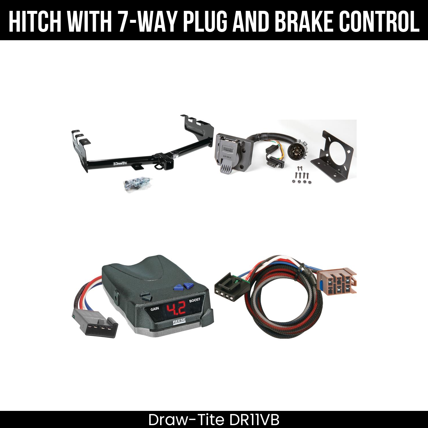 Trailer Hitch , 7-Way , Reese Brake EVN Control