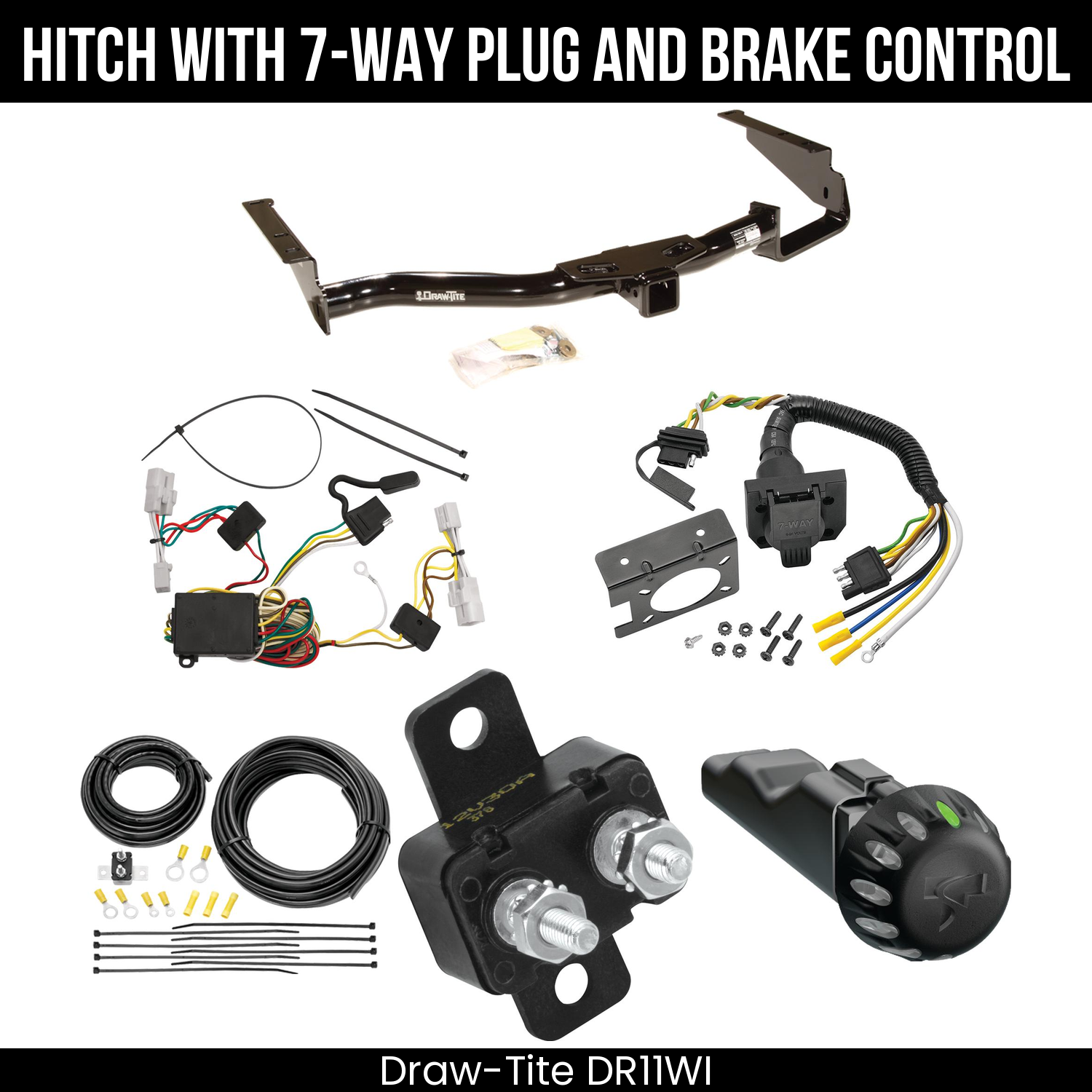Trailer Hitch , 7-Way , Tekonsha Voyager iD Smart Brake Control