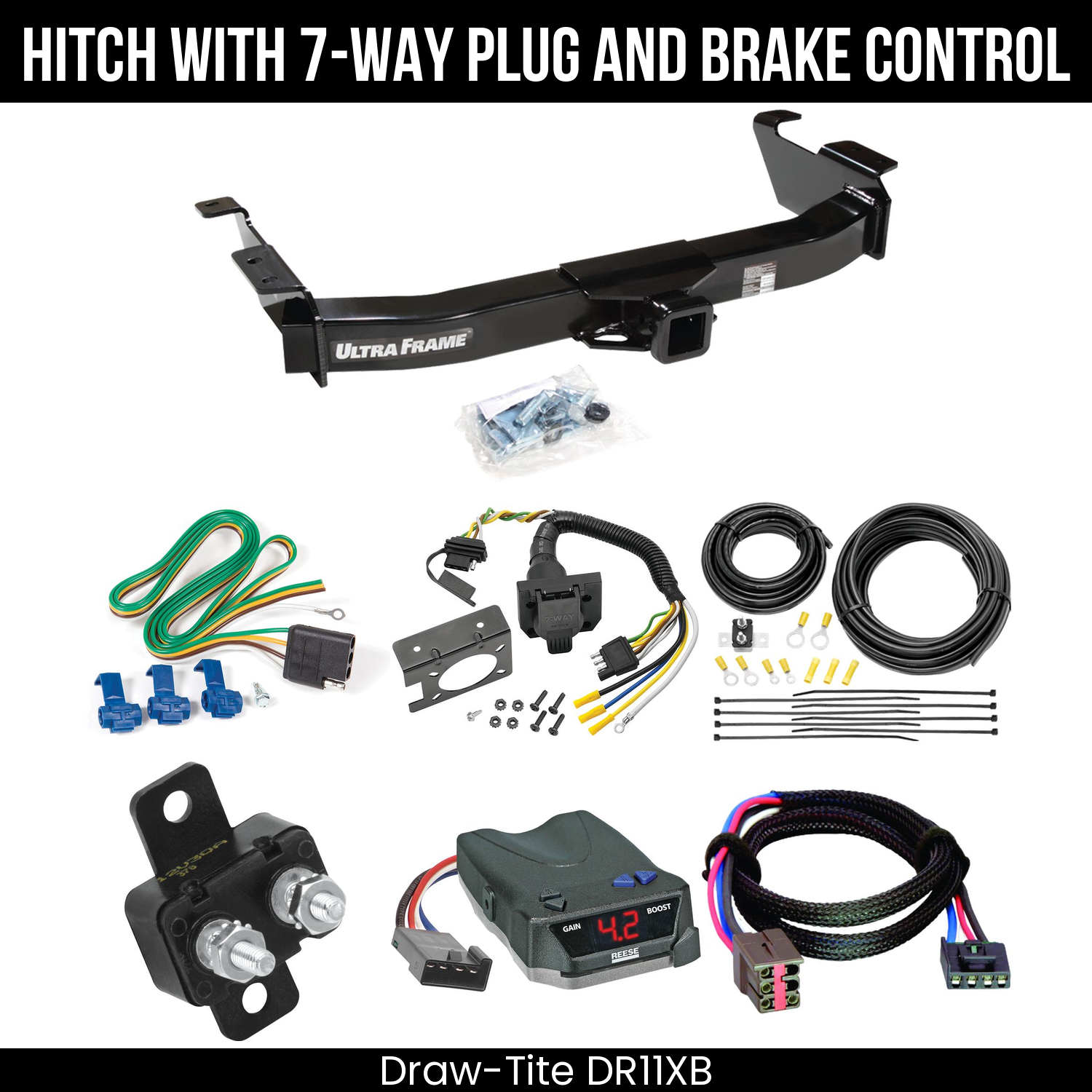 Trailer Hitch , 7-Way , Reese Brake EVN Control