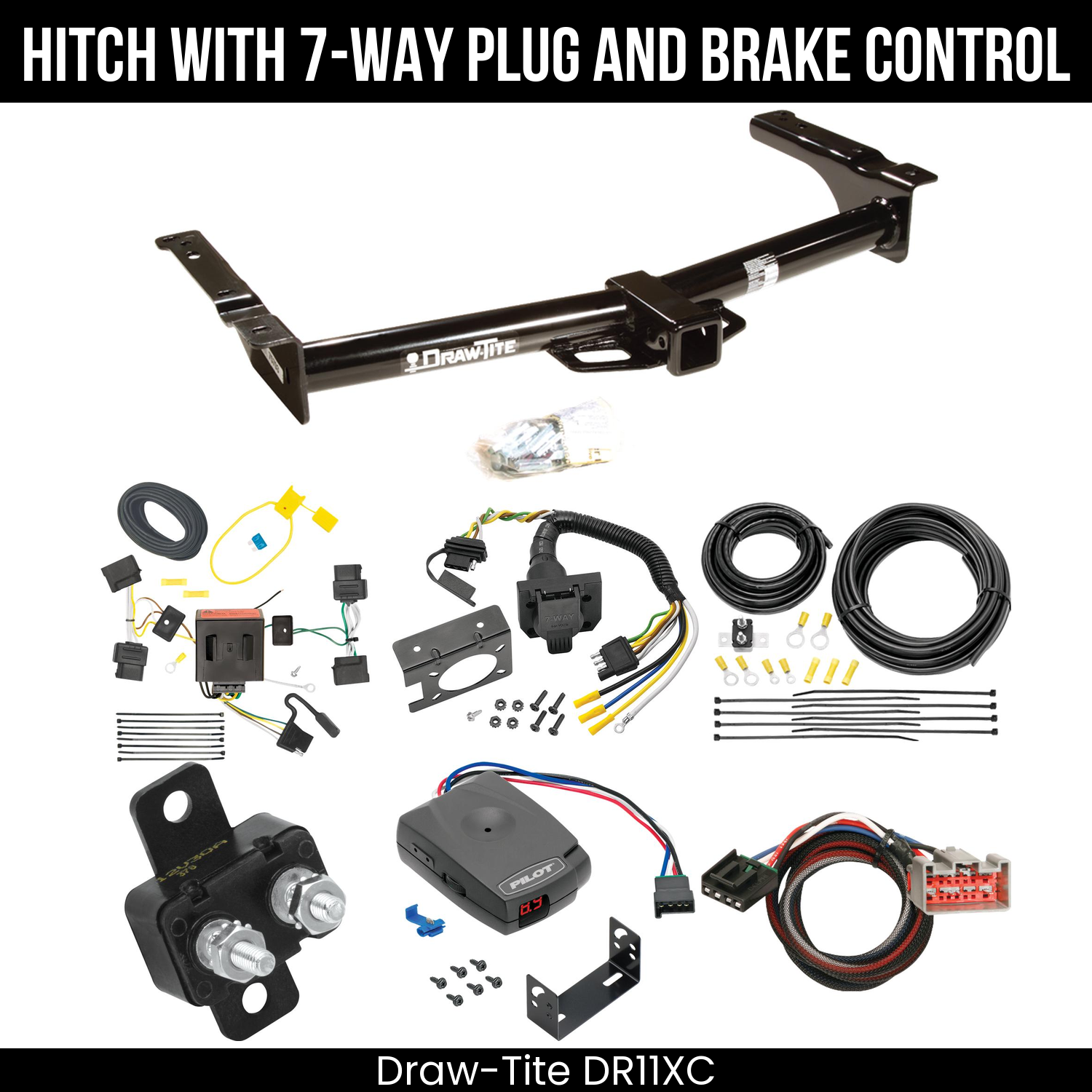 Trailer Hitch , 7-Way , Pro Series Pilot Brake Control