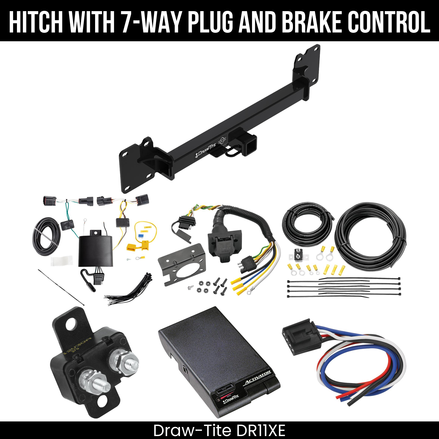 Trailer Hitch , 7-Way , Draw-Tite Activator Brake Control
