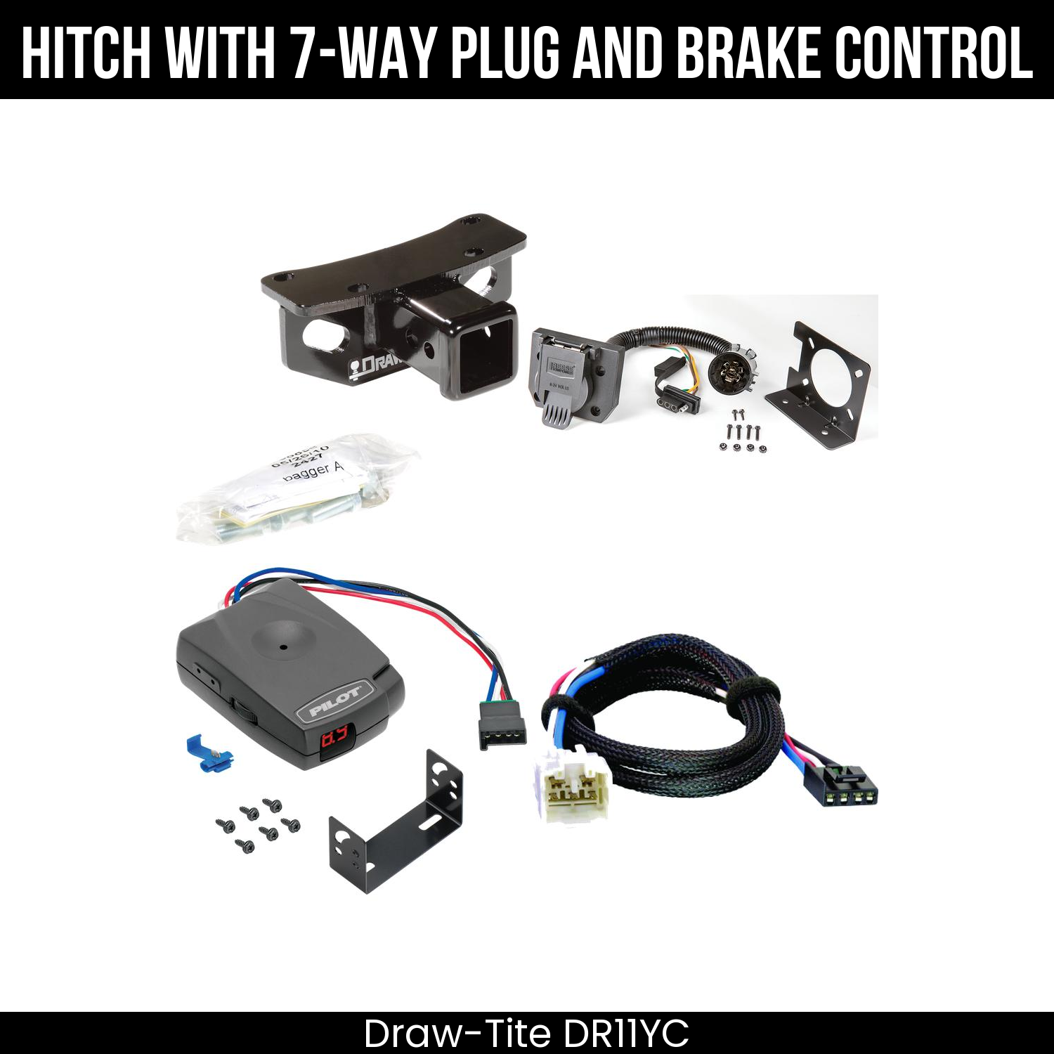 Trailer Hitch , 7-Way , Pro Series Pilot Brake Control