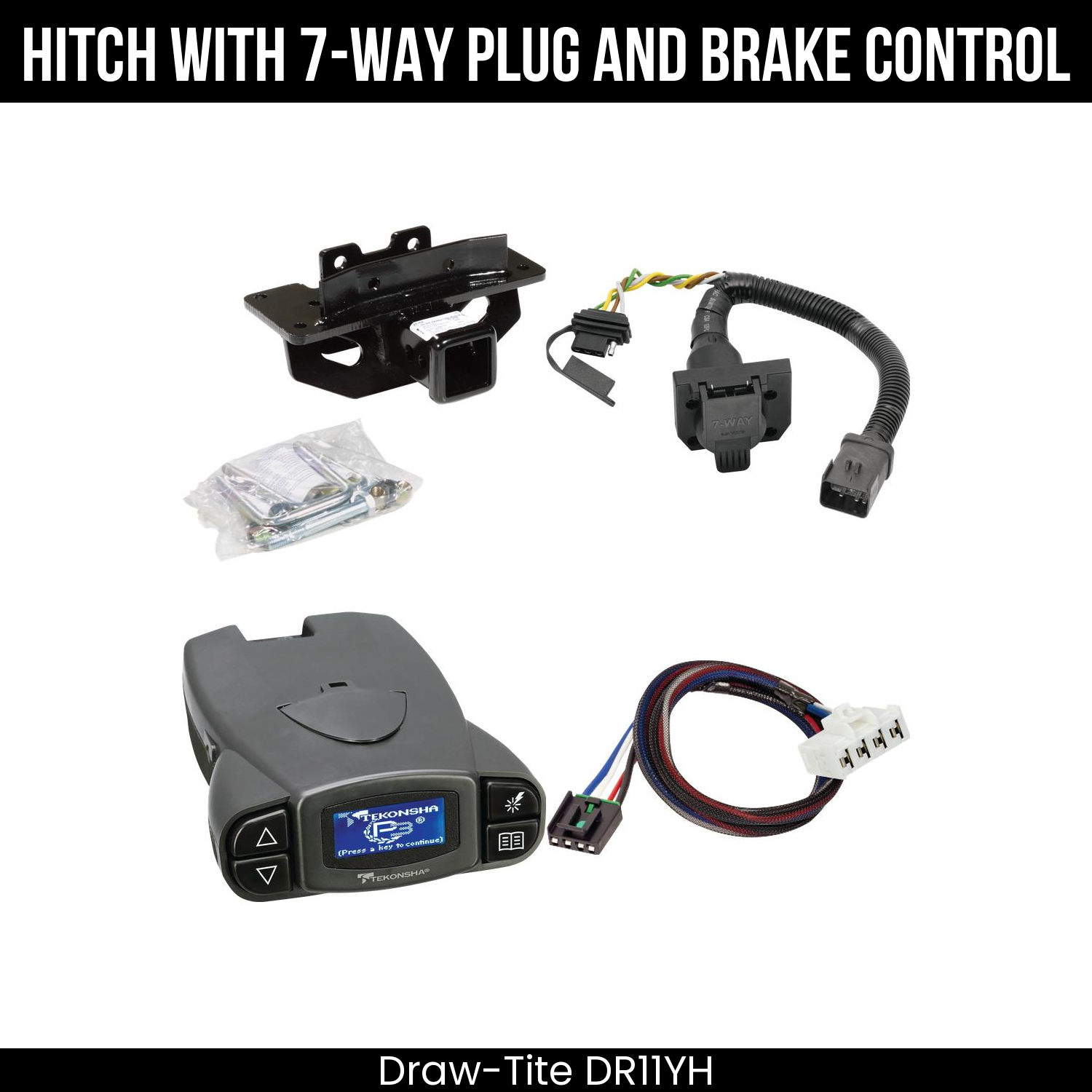 Trailer Hitch , 7-Way , Tekonsha Prodigy P3 Brake Control