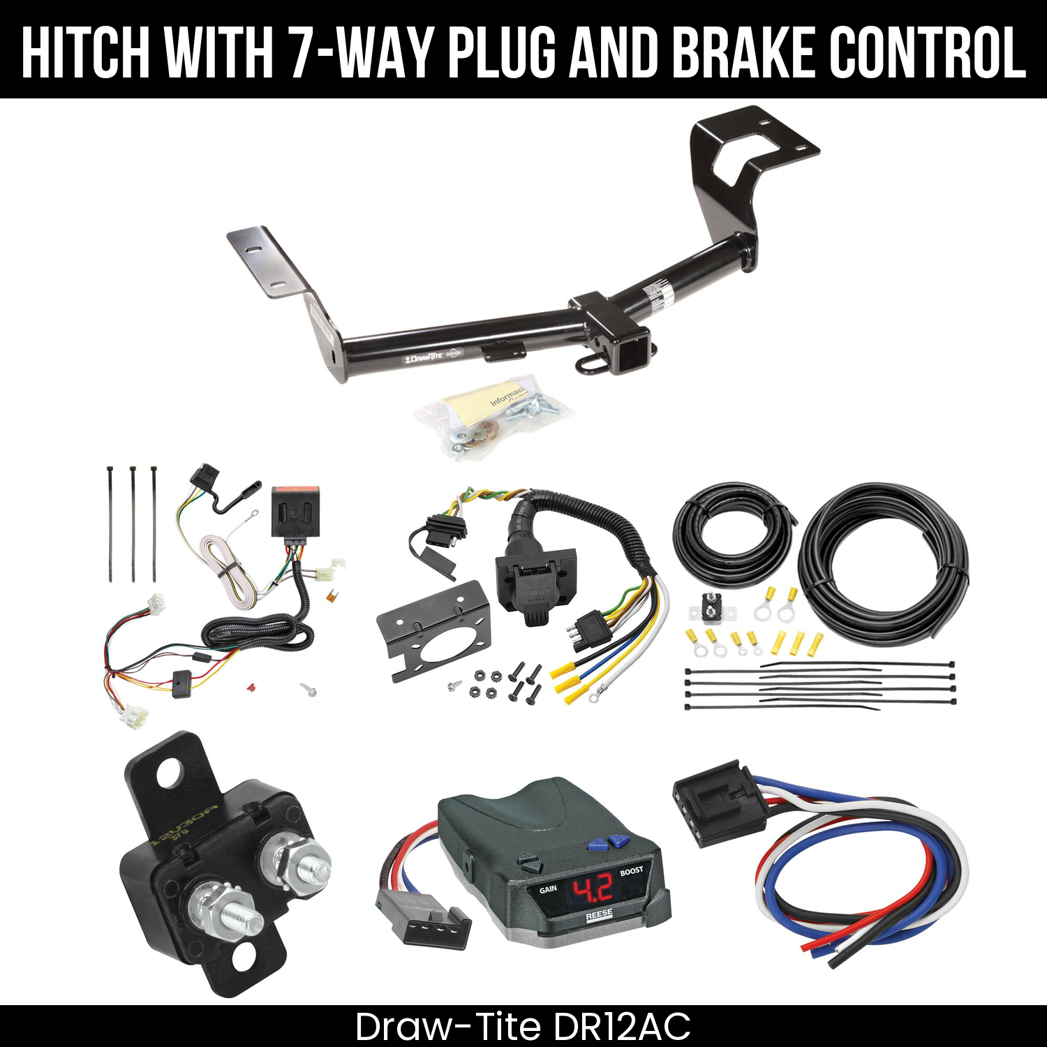 Trailer Hitch , 7-Way , Reese Brake EVN Control