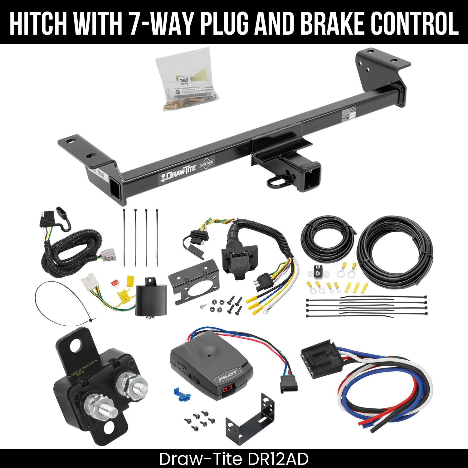 Trailer Hitch , 7-Way , Pro Series Pilot Brake Control