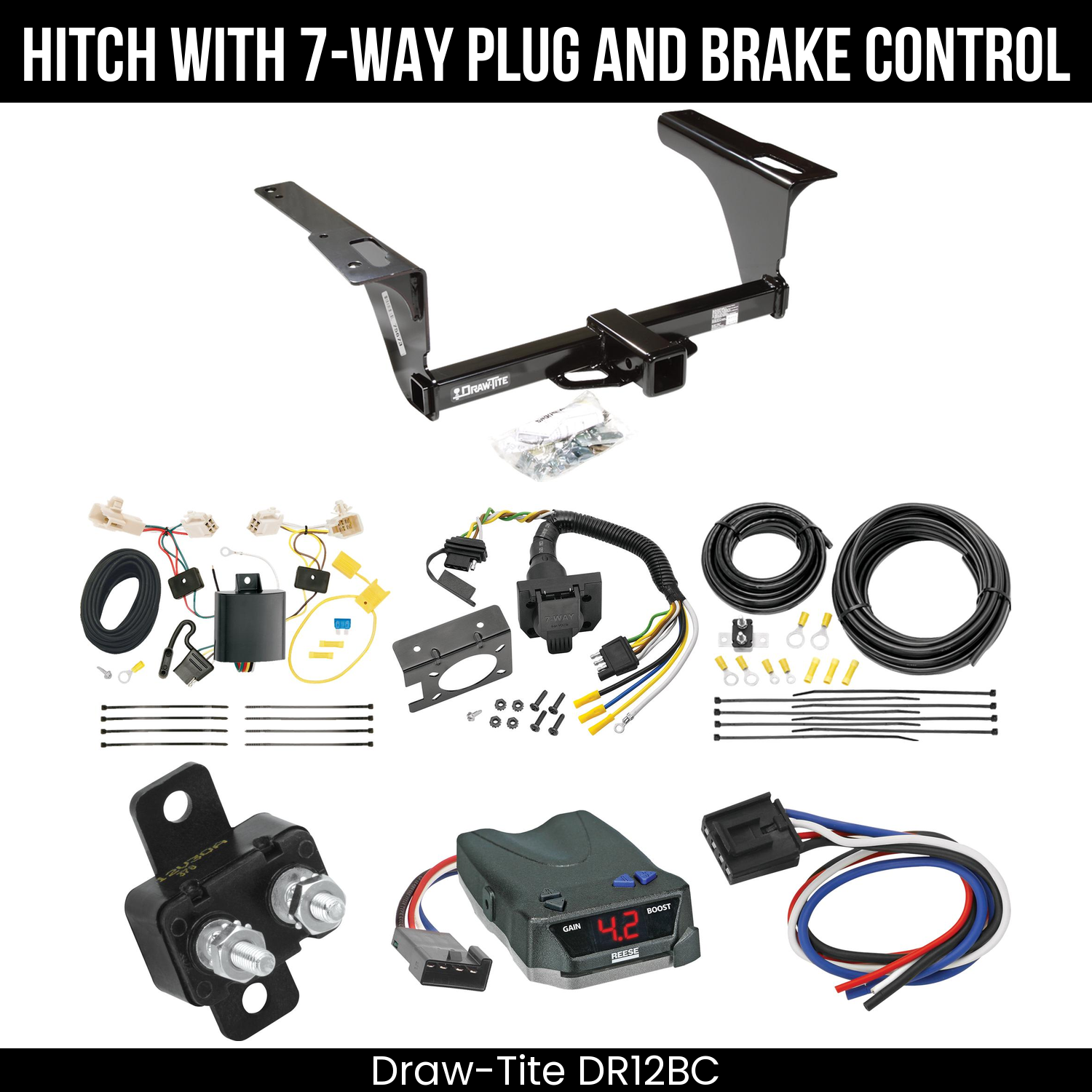 Trailer Hitch , 7-Way , Reese Brake EVN Control