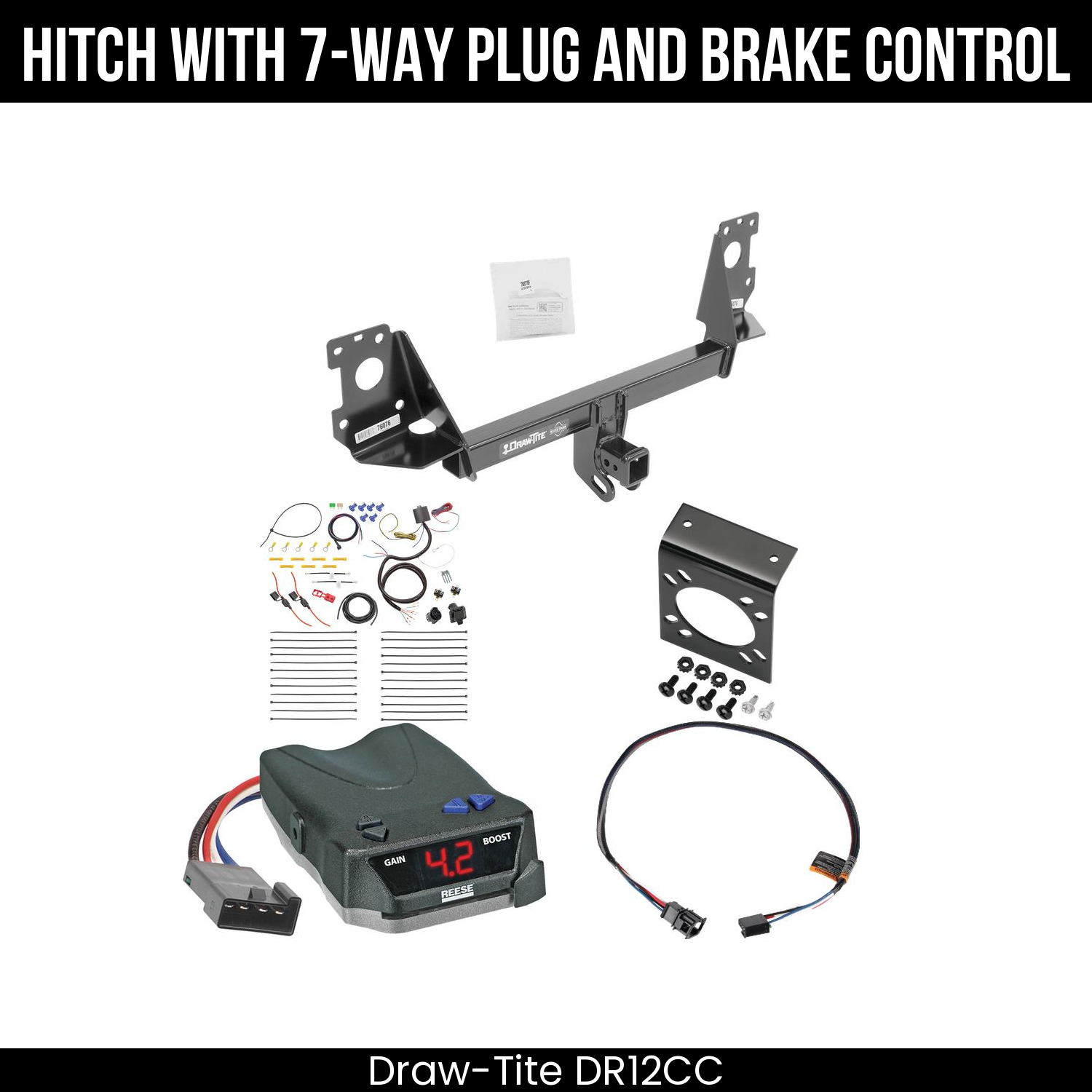 Trailer Hitch , 7-Way , Reese Brake EVN Control