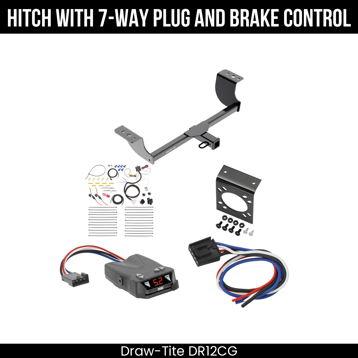 Trailer Hitch , 7-Way , Reese Brakeman IV Brake Control