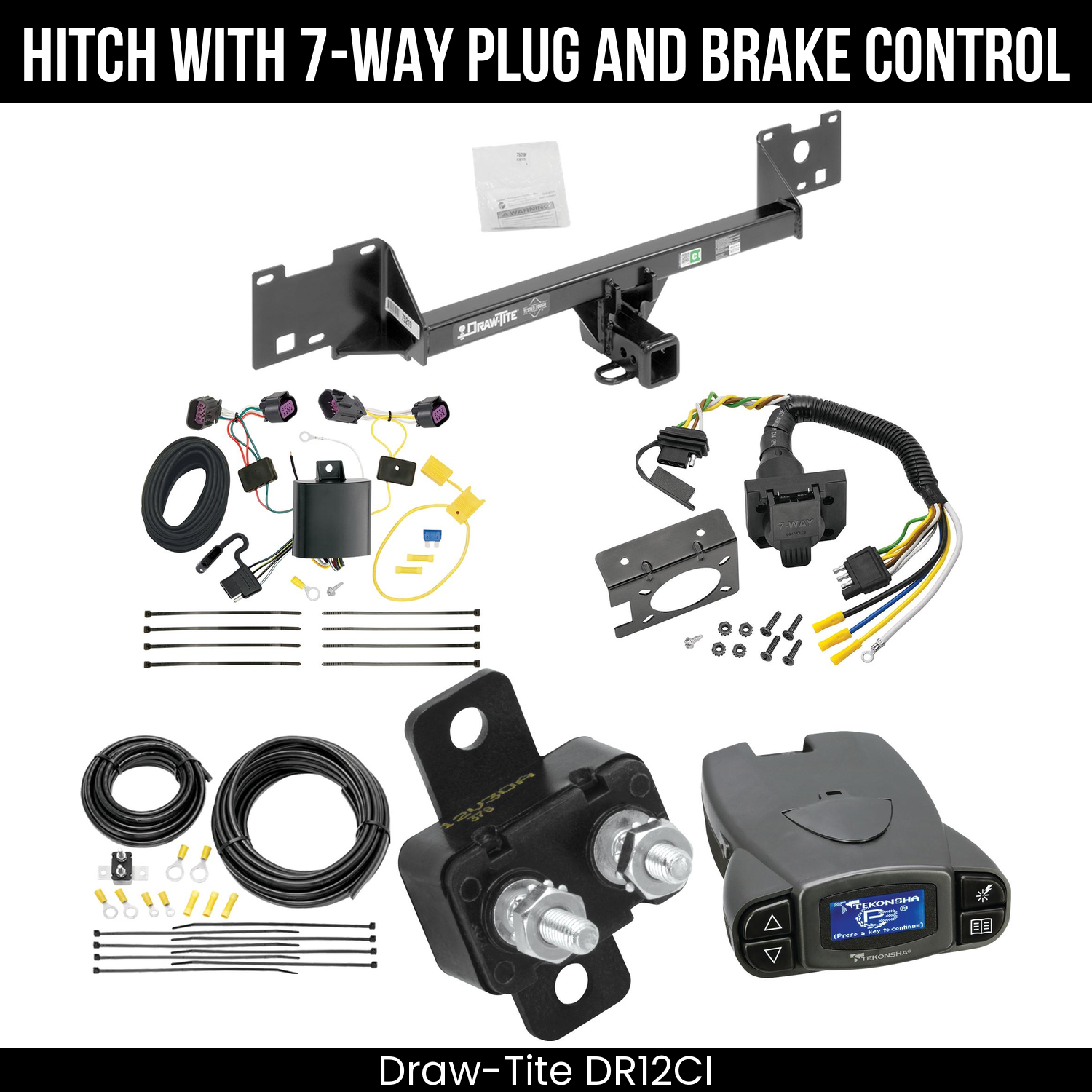 Trailer Hitch , 7-Way , Tekonsha Prodigy P3 Brake Control