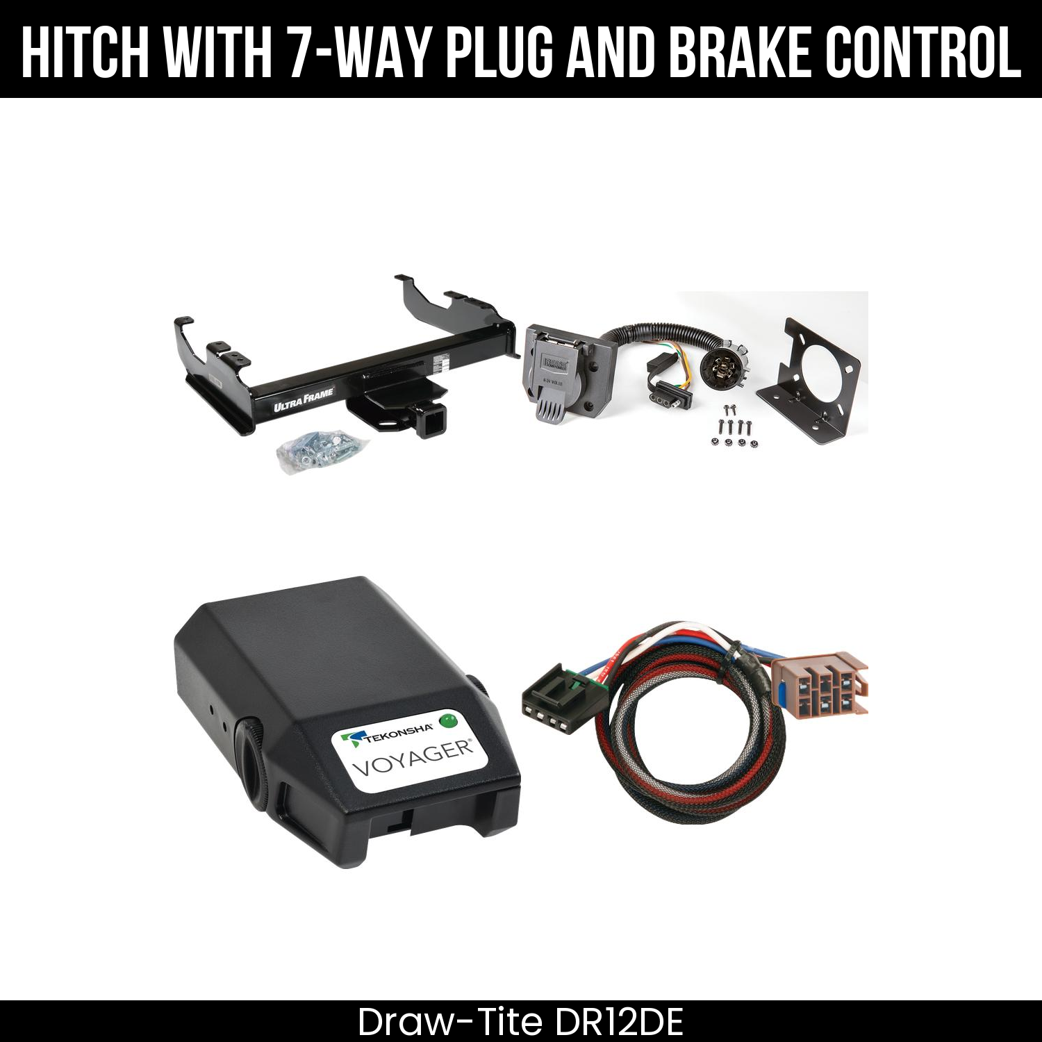 Trailer Hitch , 7-Way , Tekonsha Voyager Brake Control