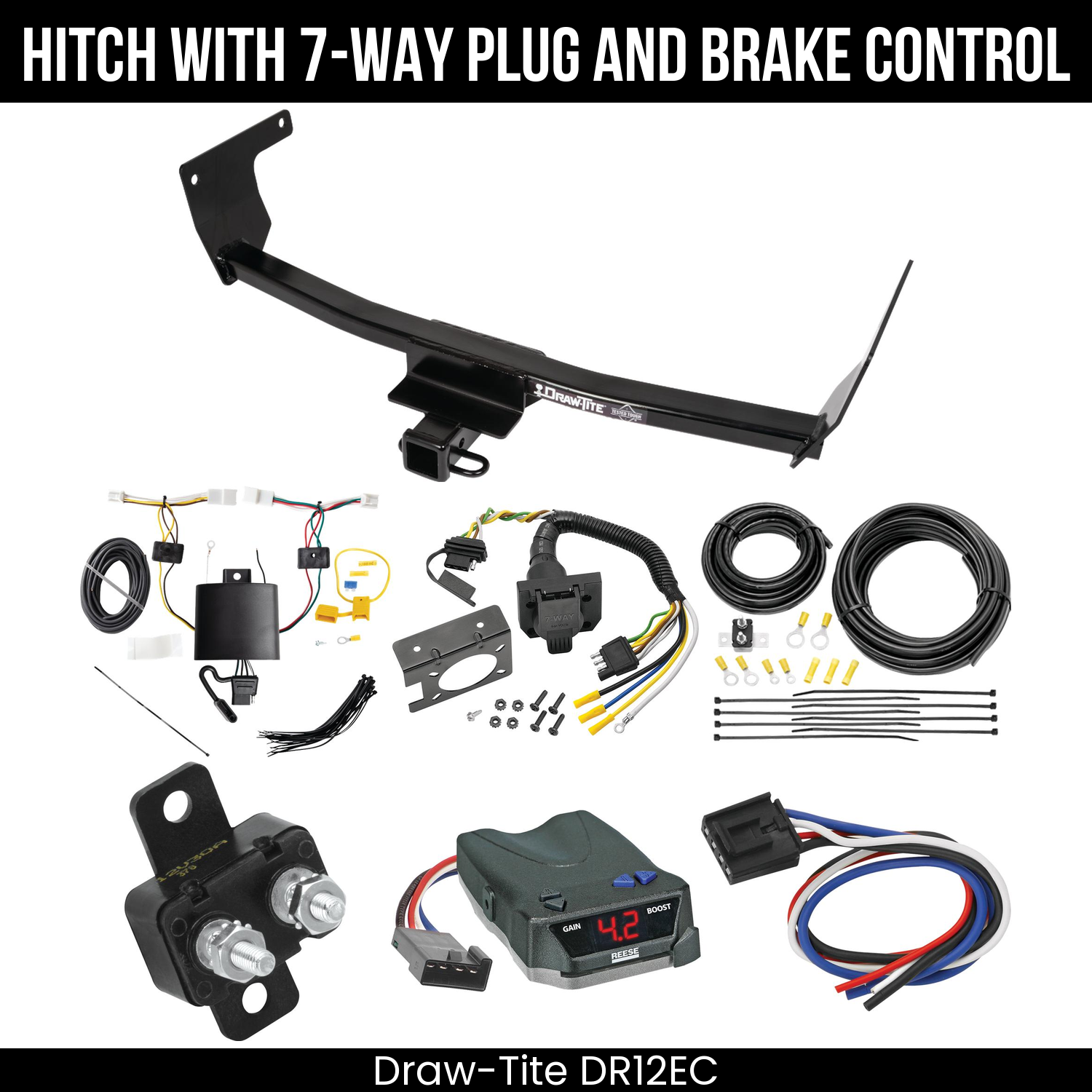 Trailer Hitch , 7-Way , Reese Brake EVN Control