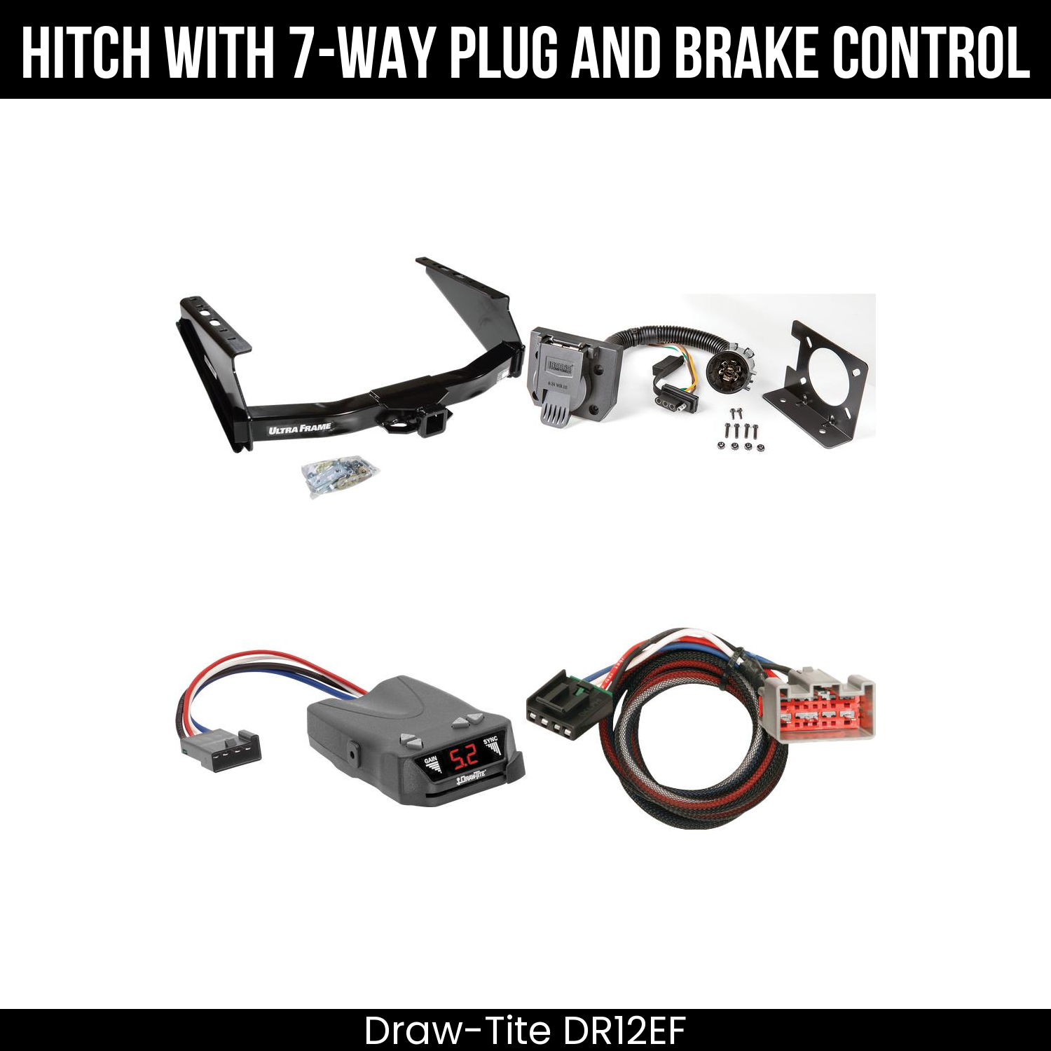 Trailer Hitch , 7-Way , Draw-Tite Activator IV Brake Control