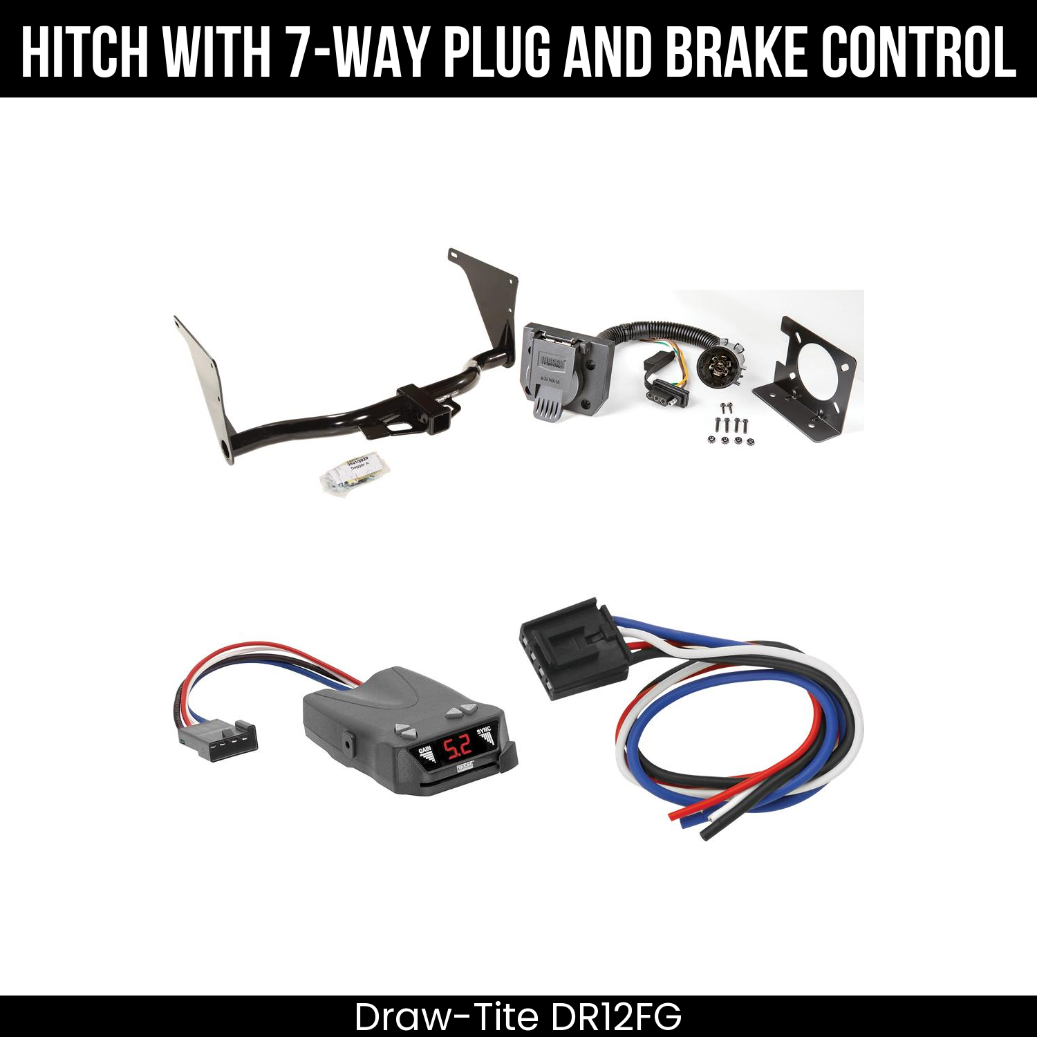 Trailer Hitch , 7-Way , Reese Brakeman IV Brake Control