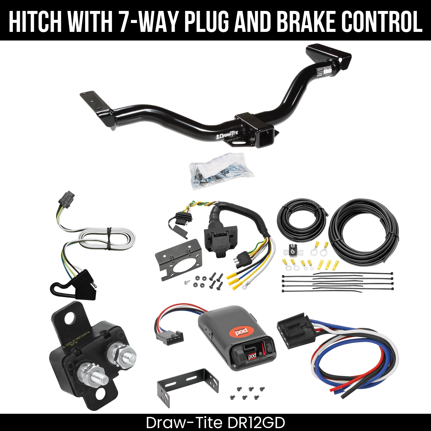 Trailer Hitch , 7-Way , Pro Series POD Brake Control