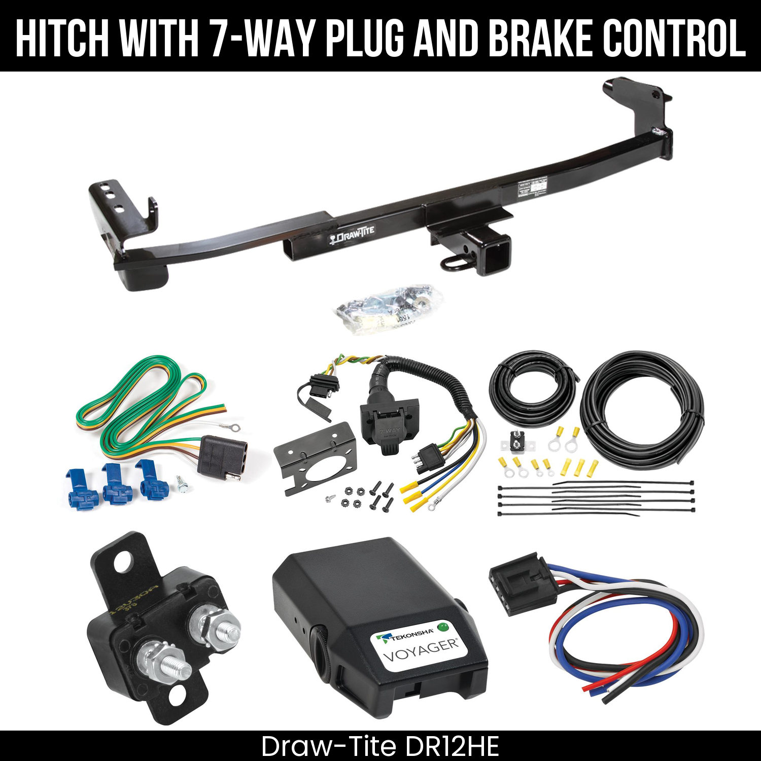 Trailer Hitch , 7-Way , Tekonsha Voyager Brake Control