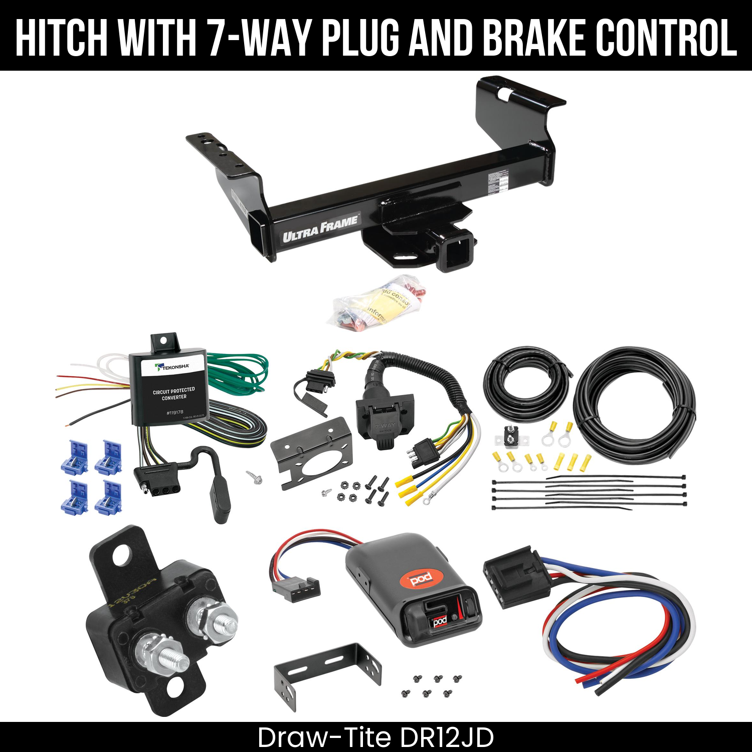 Trailer Hitch , 7-Way , Pro Series POD Brake Control