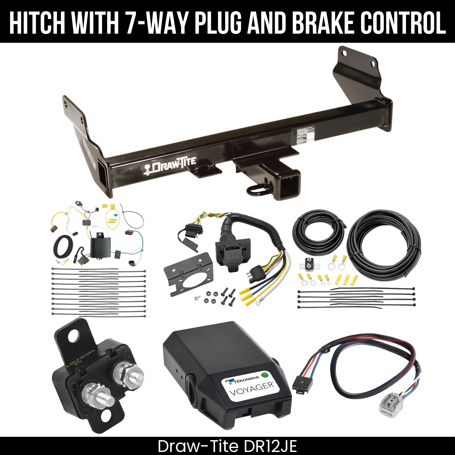 Trailer Hitch , 7-Way , Tekonsha Voyager Brake Control