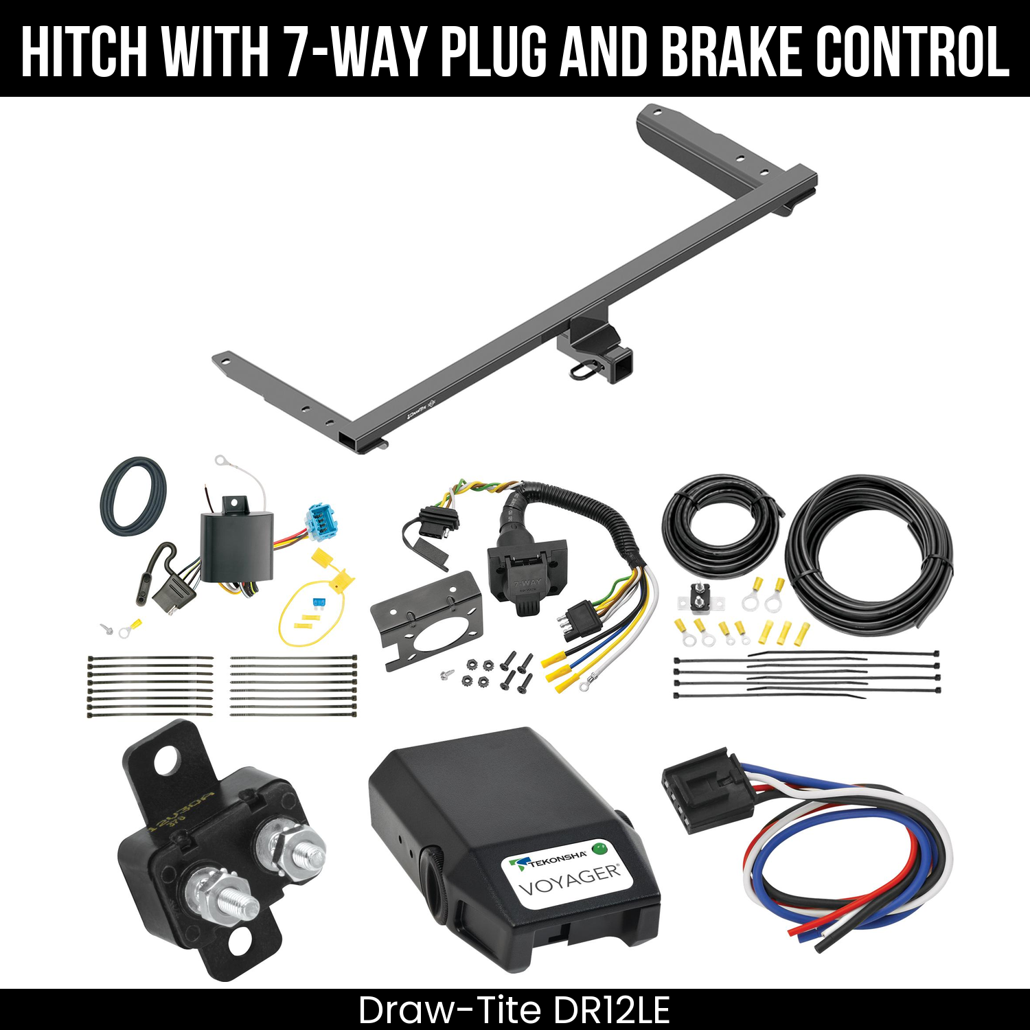 Trailer Hitch , 7-Way , Tekonsha Voyager Brake Control