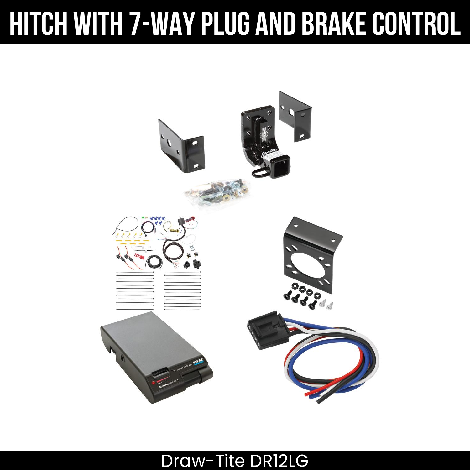 Trailer Hitch , 7-Way , Reese Brakeman Brake Control