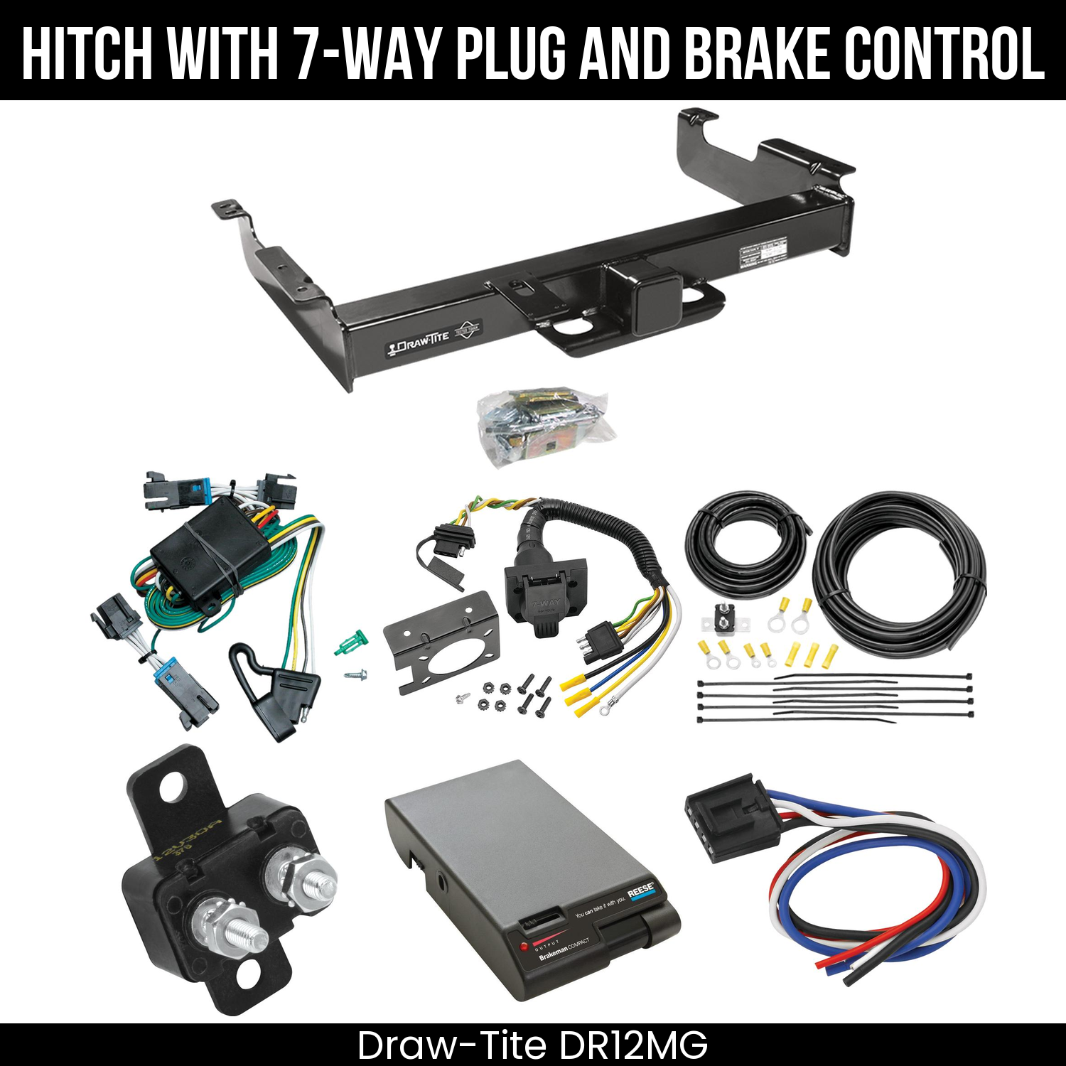Trailer Hitch , 7-Way , Reese Brakeman Brake Control