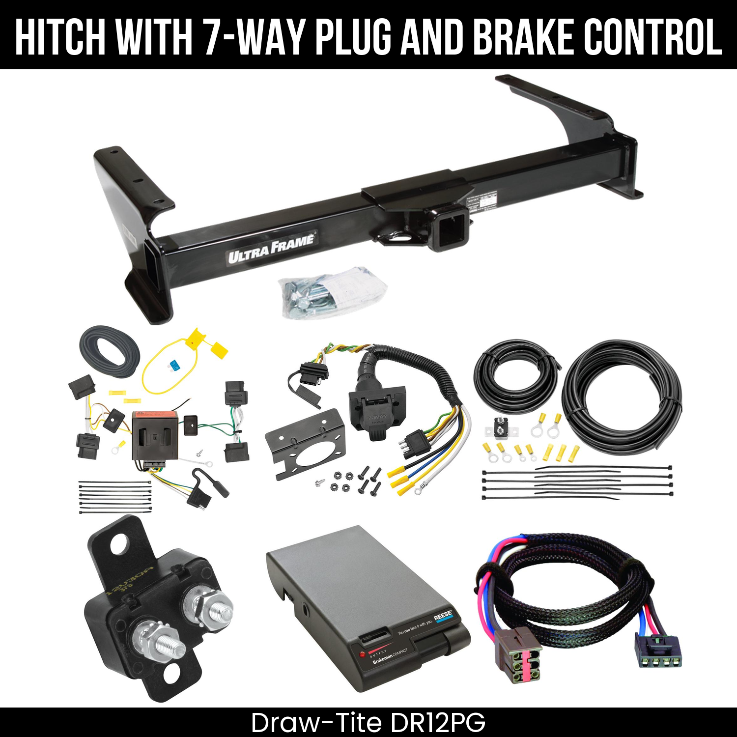 Trailer Hitch , 7-Way , Reese Brakeman Brake Control
