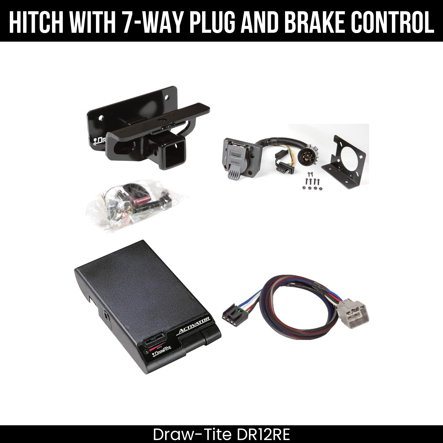 Trailer Hitch , 7-Way , Draw-Tite Activator Brake Control