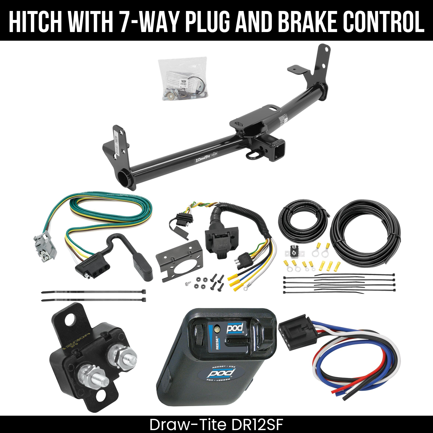 Trailer Hitch , 7-Way , Reese POD Brake Control