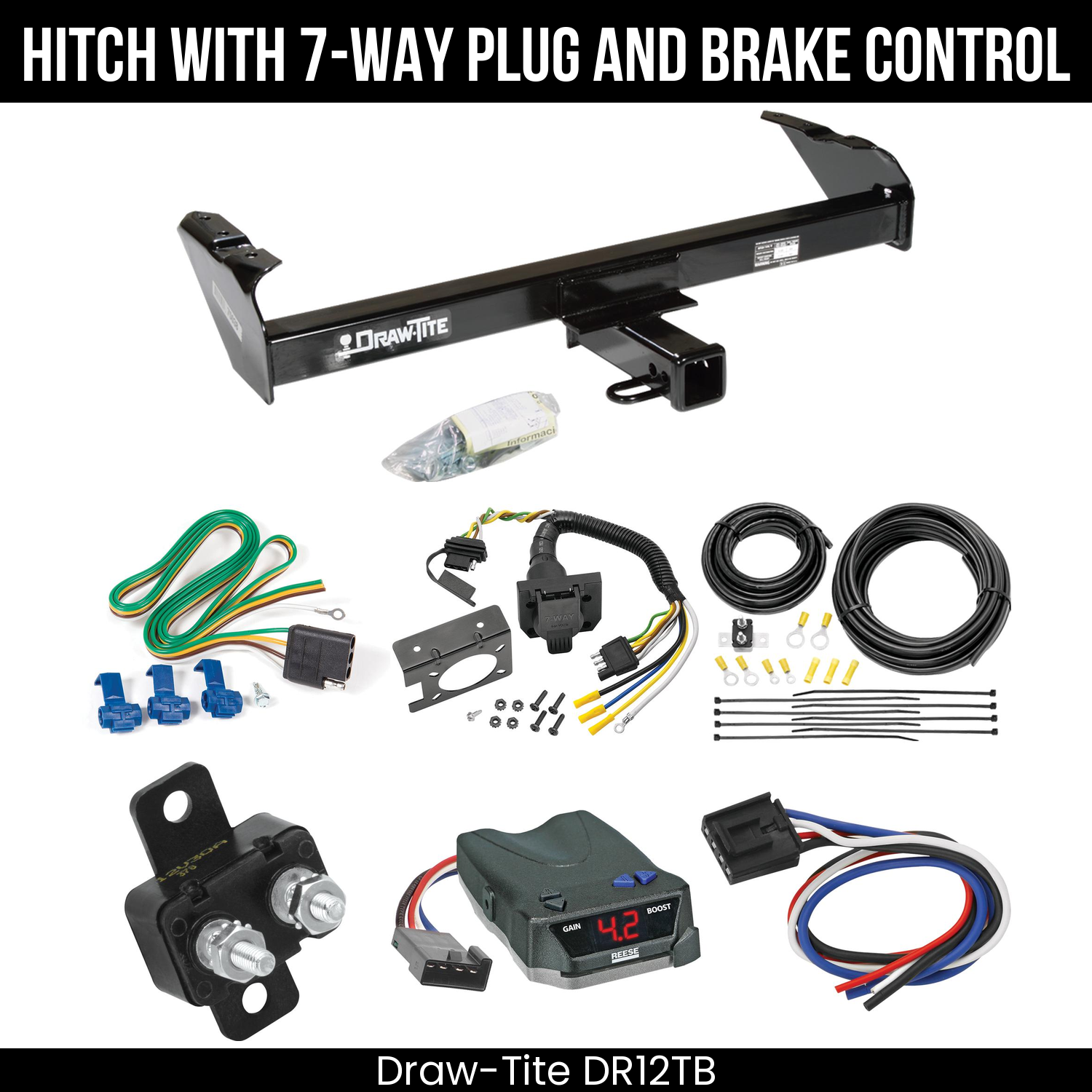 Trailer Hitch , 7-Way , Reese Brake EVN Control