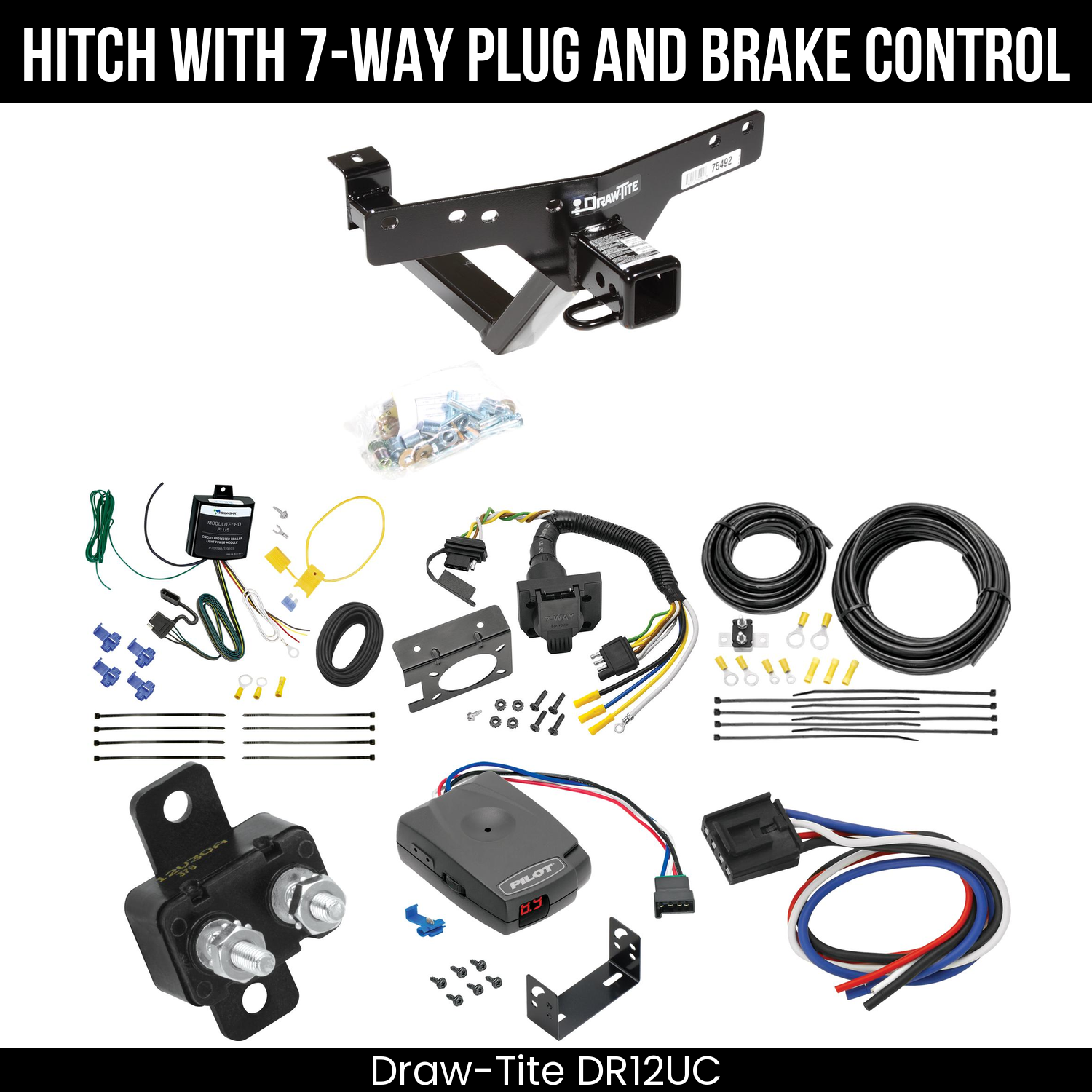 Trailer Hitch , 7-Way , Pro Series Pilot Brake Control