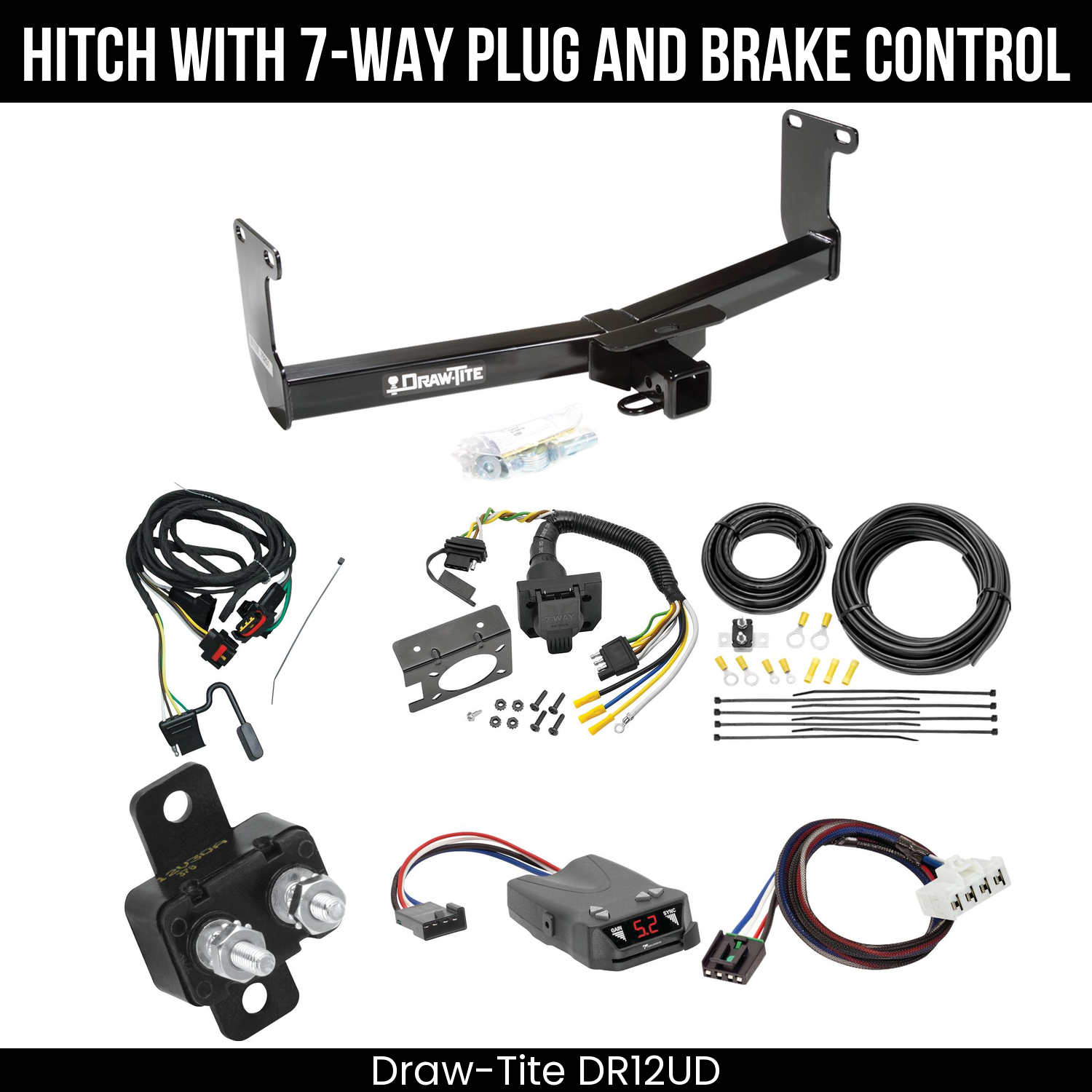 Trailer Hitch , 7-Way , Tekonsha Brakeman IV Brake Control