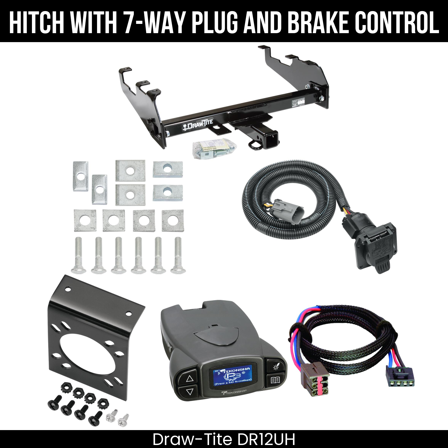 Trailer Hitch , 7-Way , Tekonsha Prodigy P3 Brake Control