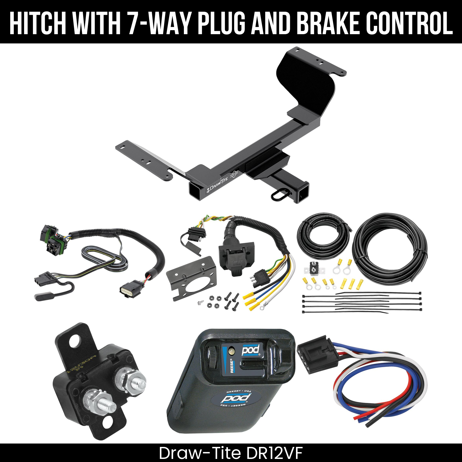 Trailer Hitch , 7-Way , Reese POD Brake Control