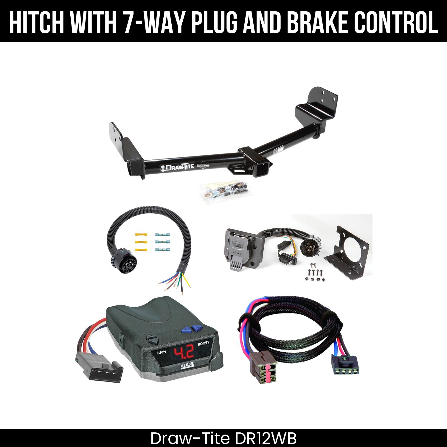 Trailer Hitch , 7-Way , Reese Brake EVN Control