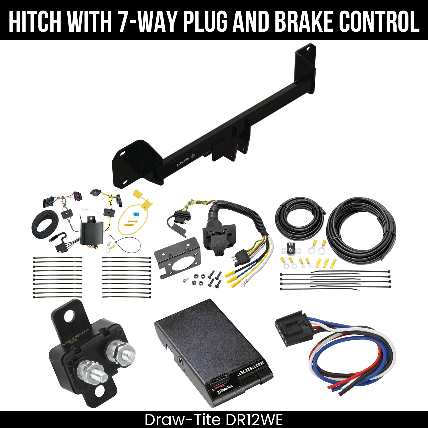 Trailer Hitch , 7-Way , Draw-Tite Activator Brake Control