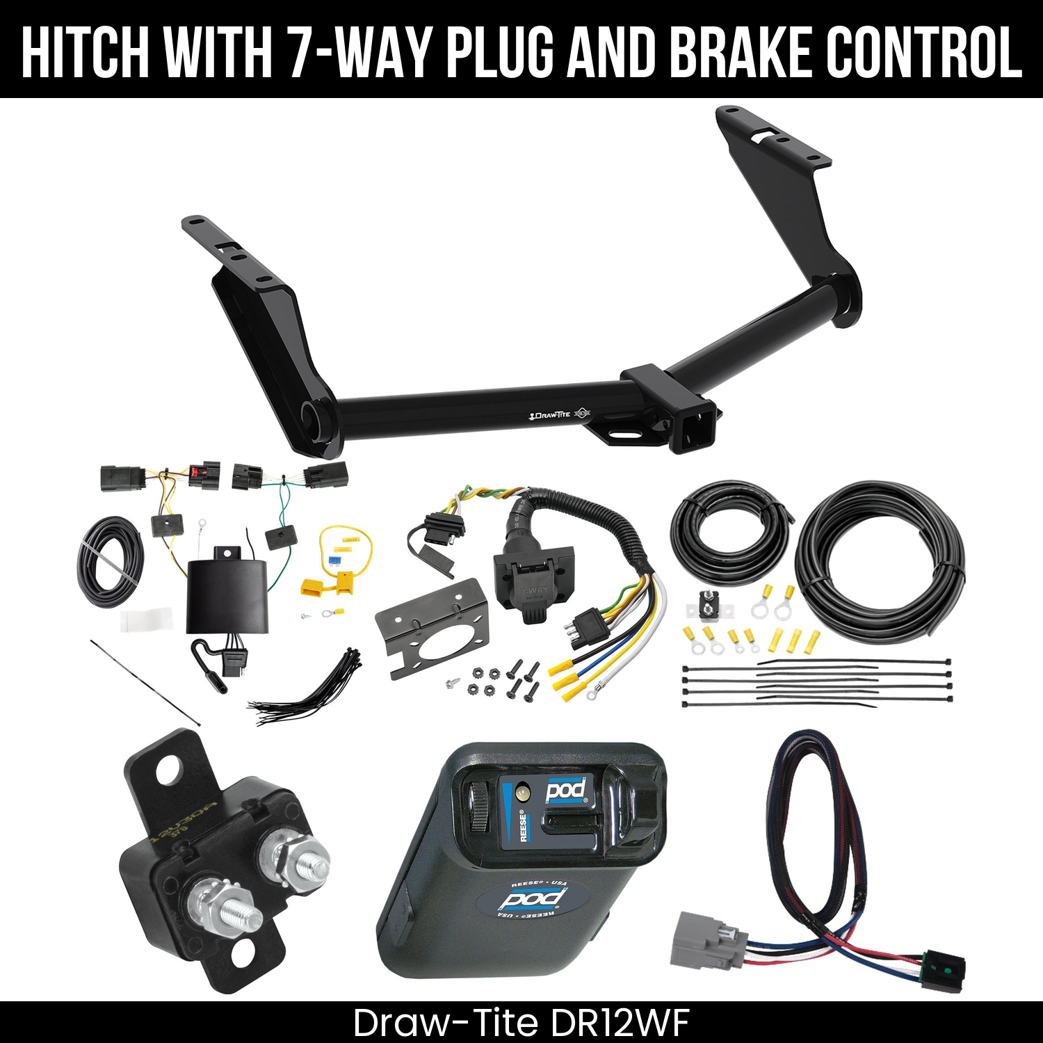 Trailer Hitch , 7-Way , Reese POD Brake Control