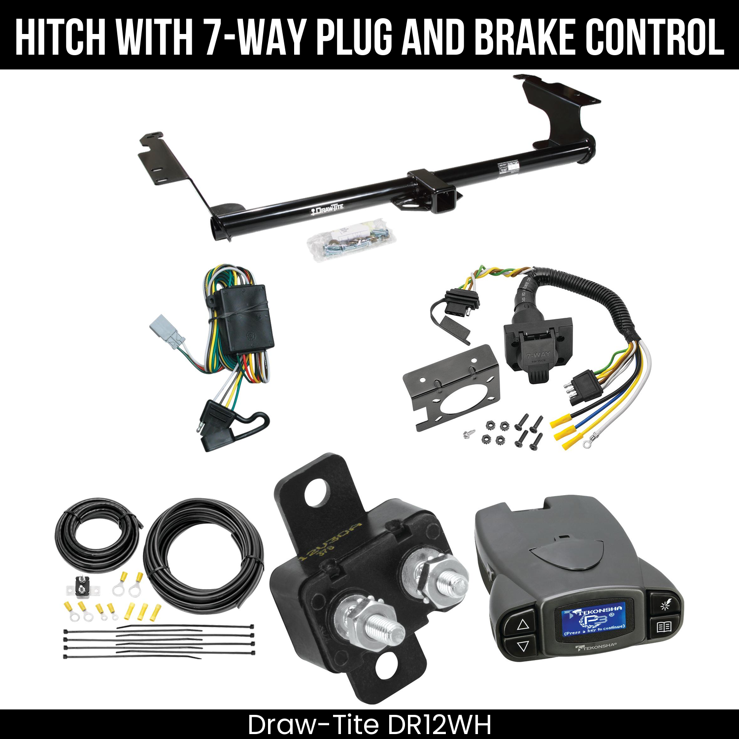 Trailer Hitch , 7-Way , Tekonsha Prodigy P3 Brake Control