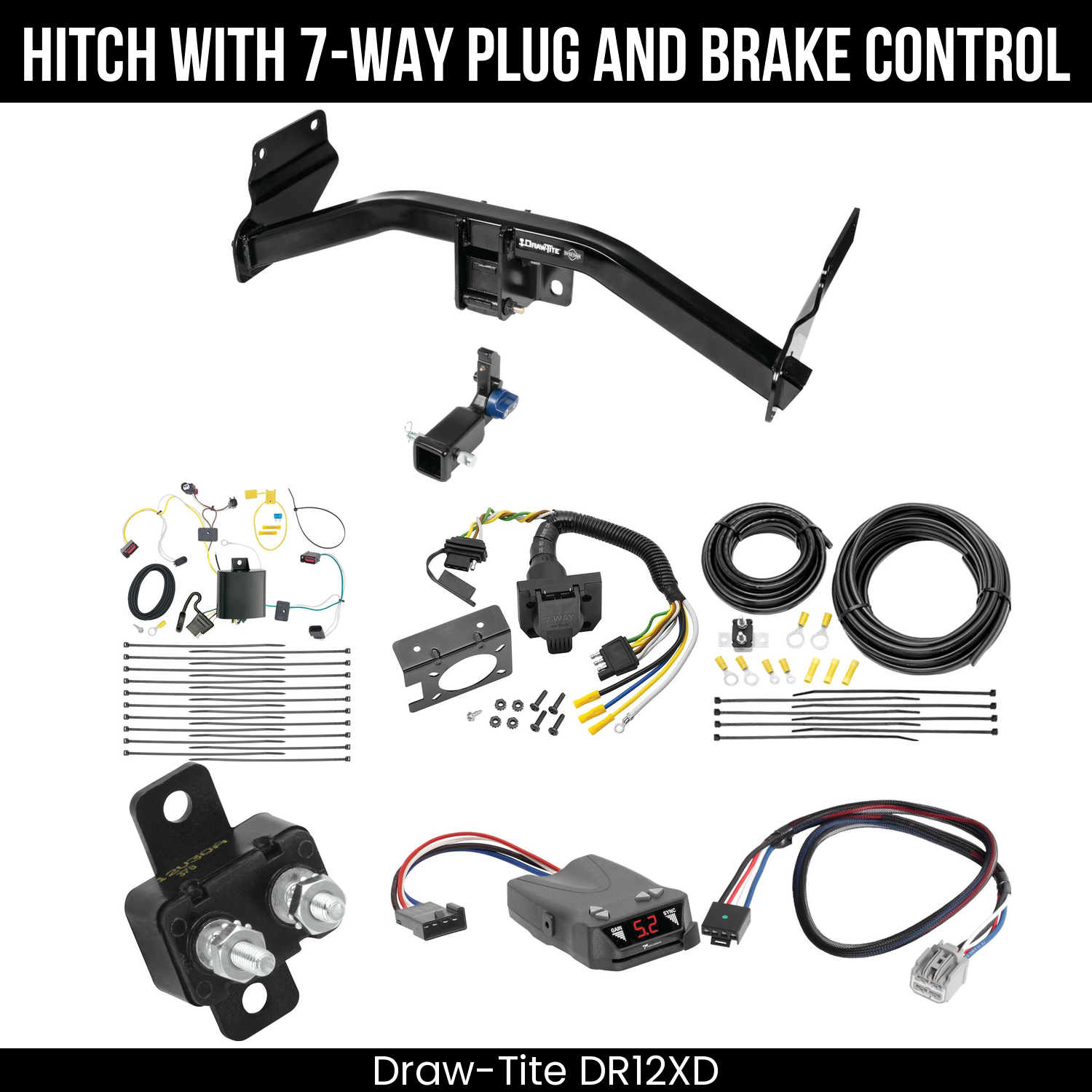 Trailer Hitch , 7-Way , Tekonsha Brakeman IV Brake Control