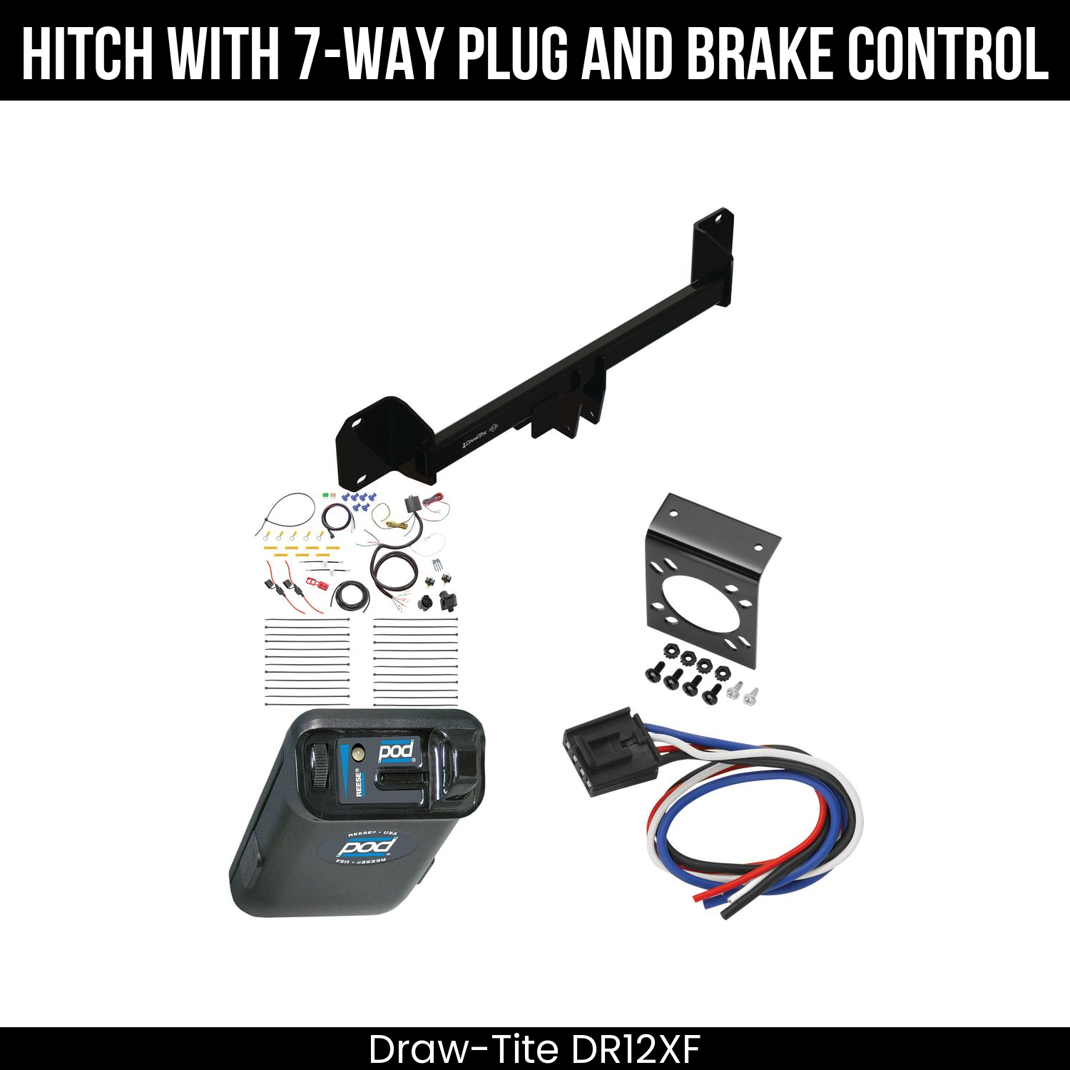 Trailer Hitch , 7-Way , Reese POD Brake Control