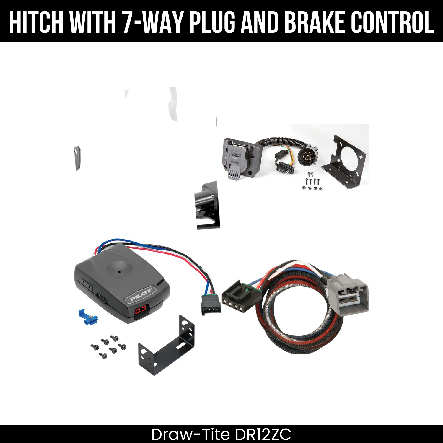 Trailer Hitch , 7-Way , Pro Series Pilot Brake Control
