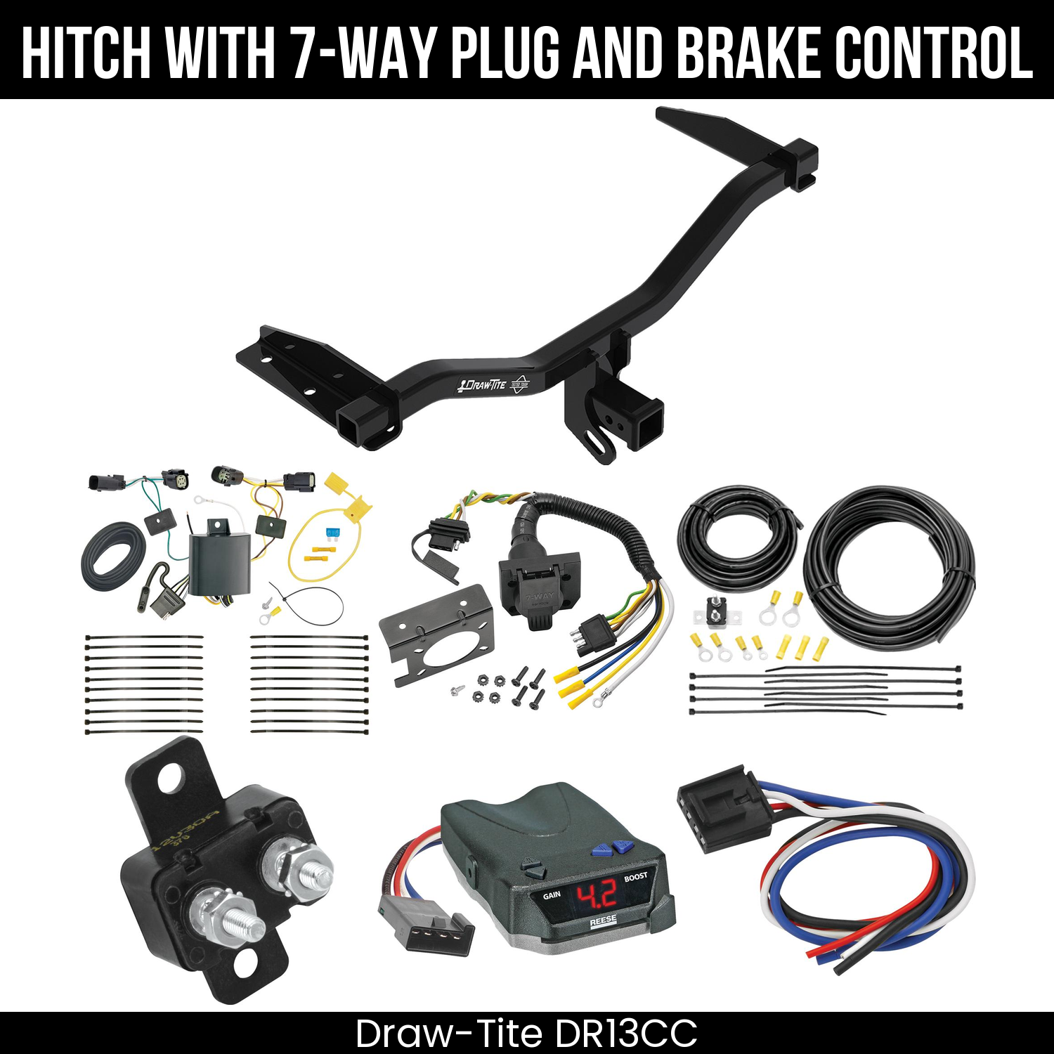 Trailer Hitch , 7-Way , Reese Brake EVN Control