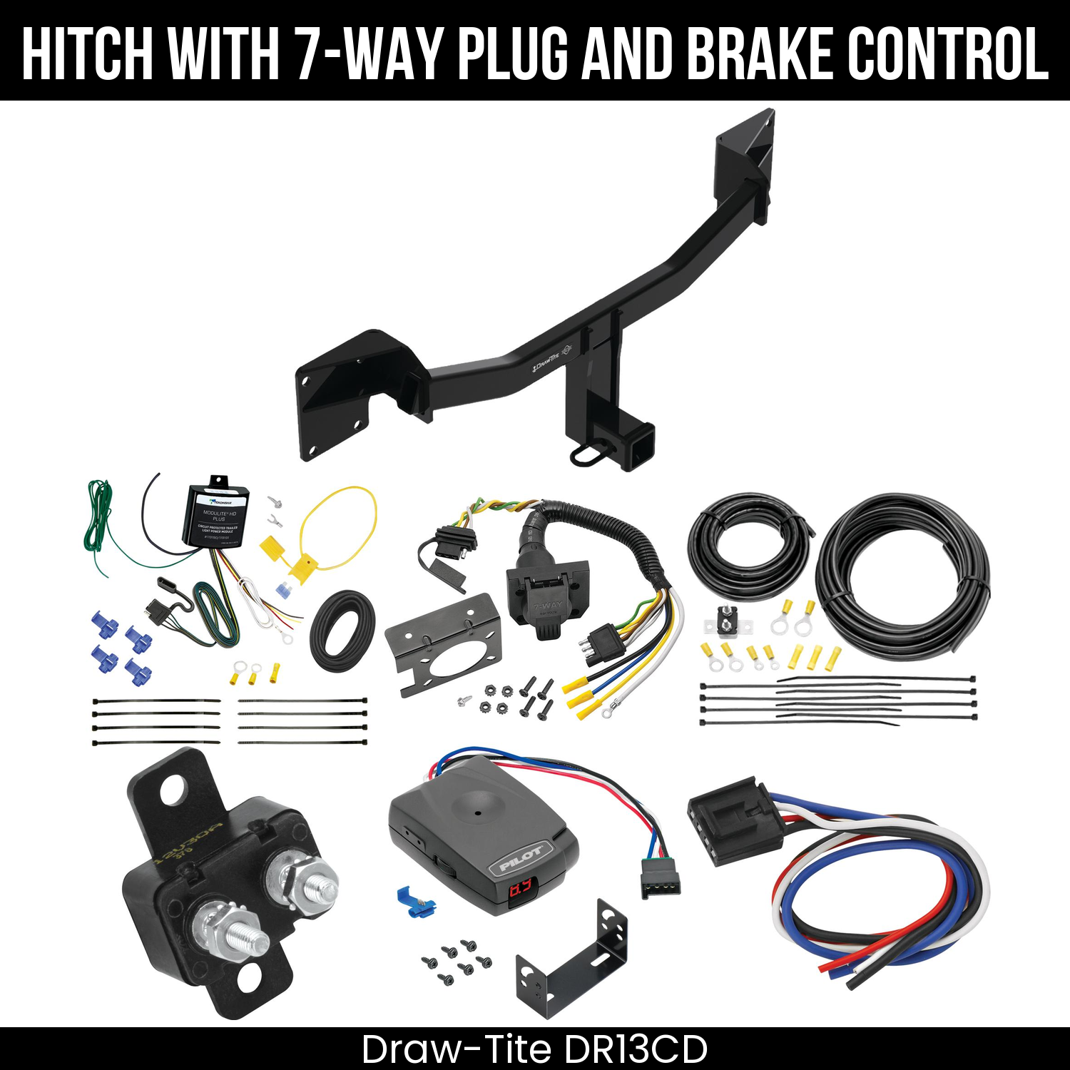 Trailer Hitch , 7-Way , Pro Series Pilot Brake Control