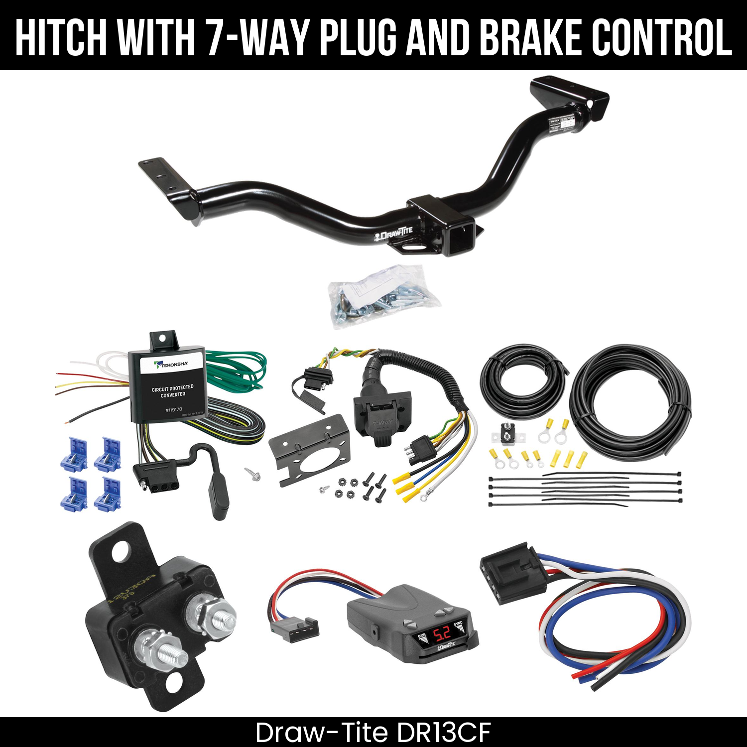 Trailer Hitch , 7-Way , Draw-Tite Activator IV Brake Control
