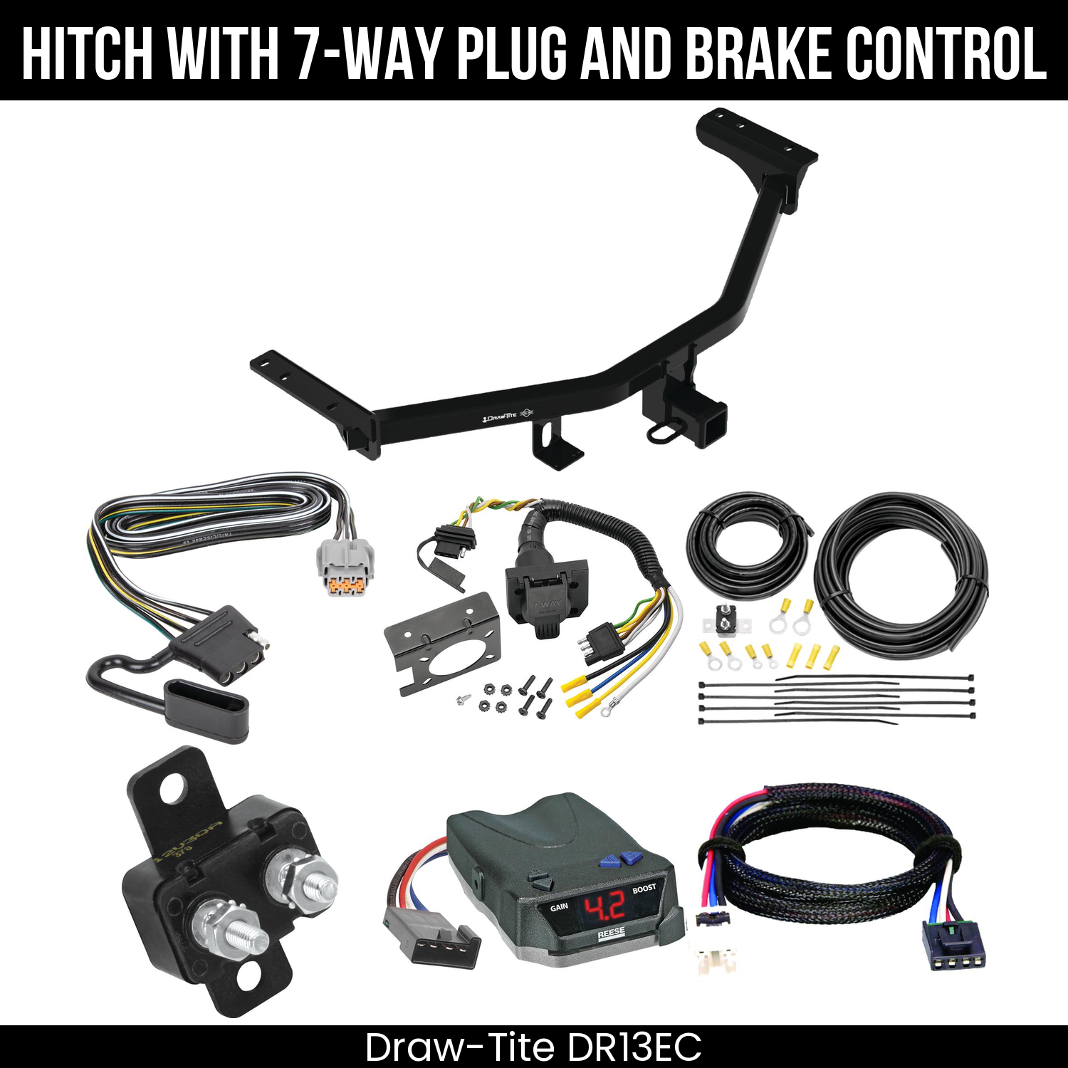 Trailer Hitch , 7-Way , Reese Brake EVN Control