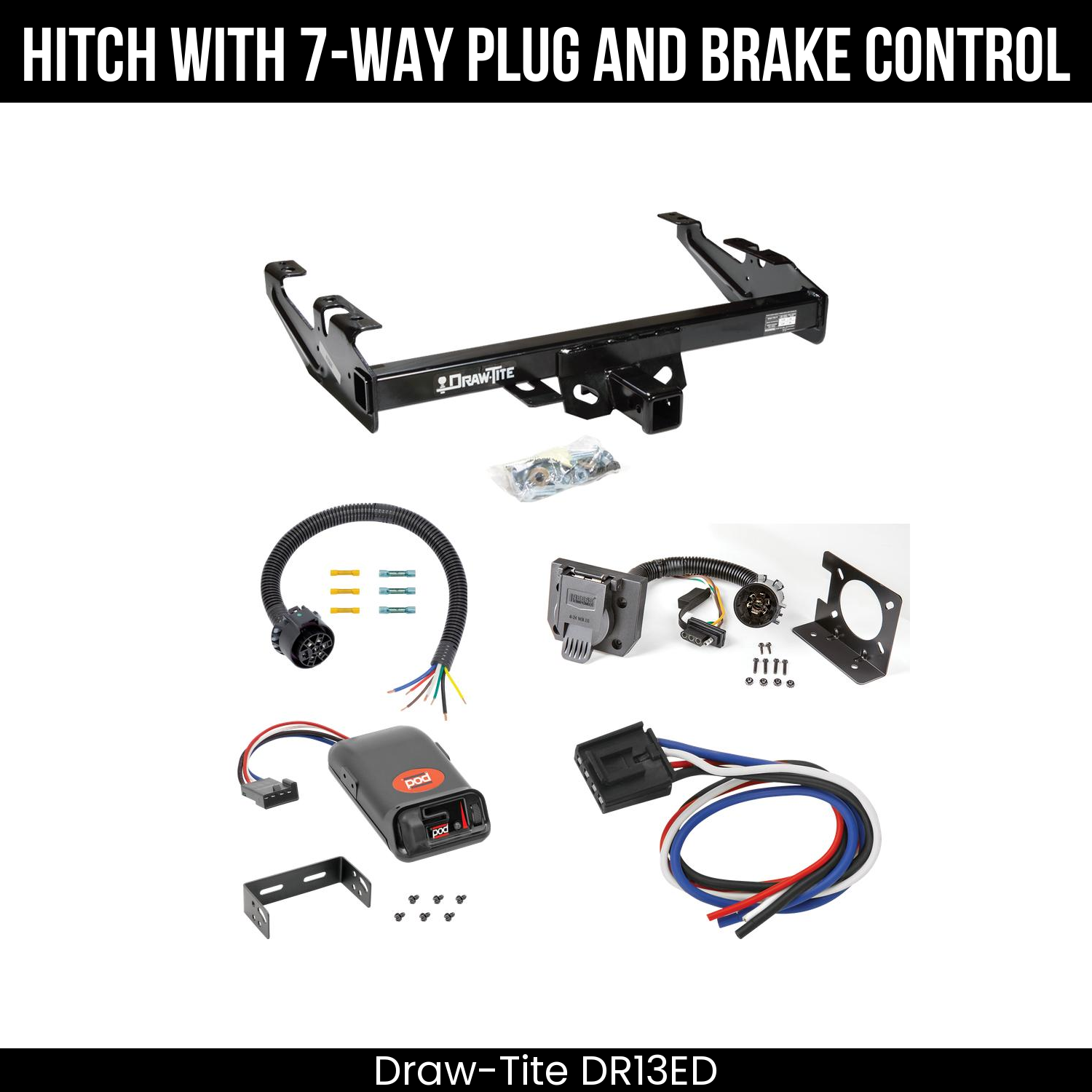 Trailer Hitch , 7-Way , Pro Series POD Brake Control