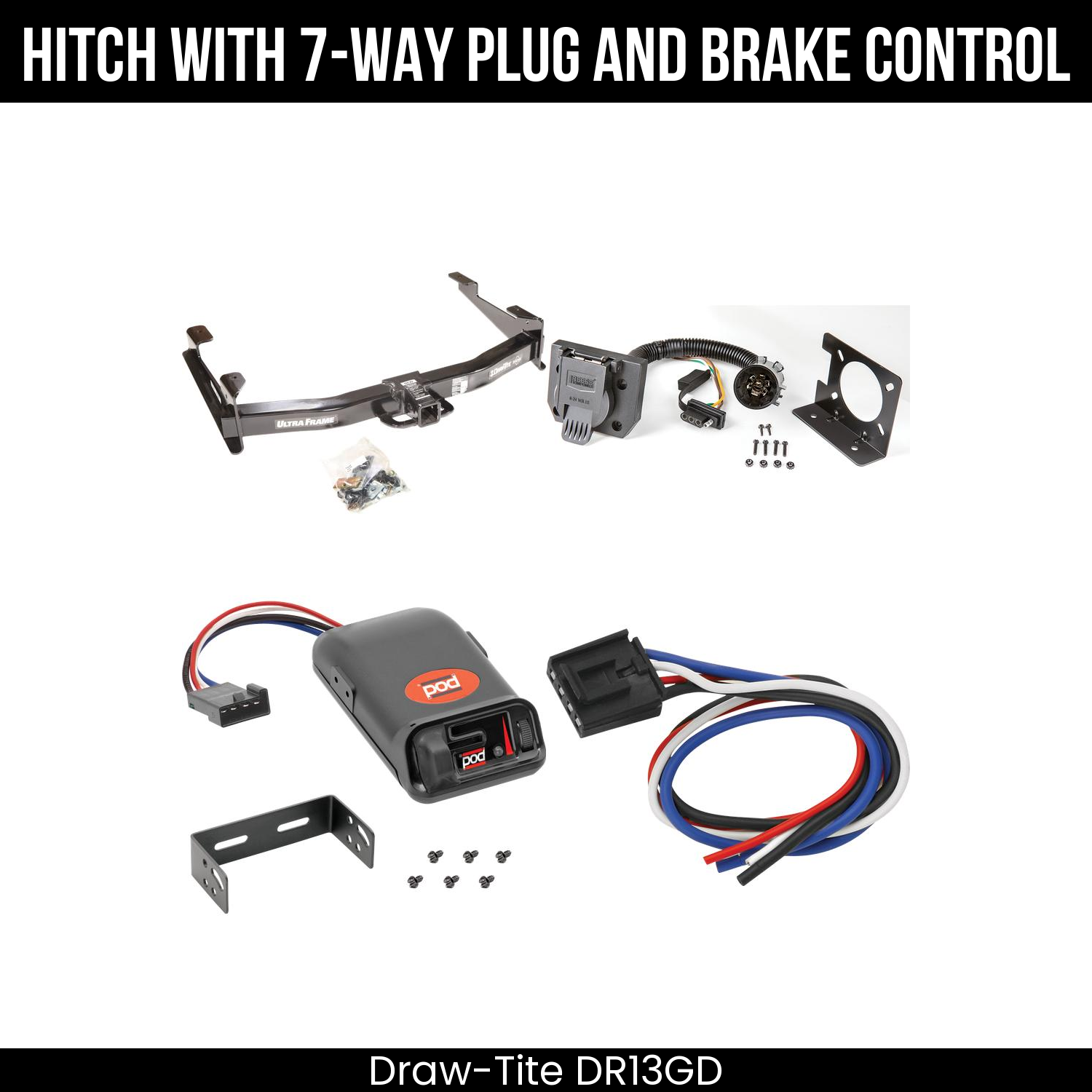 Trailer Hitch , 7-Way , Pro Series POD Brake Control