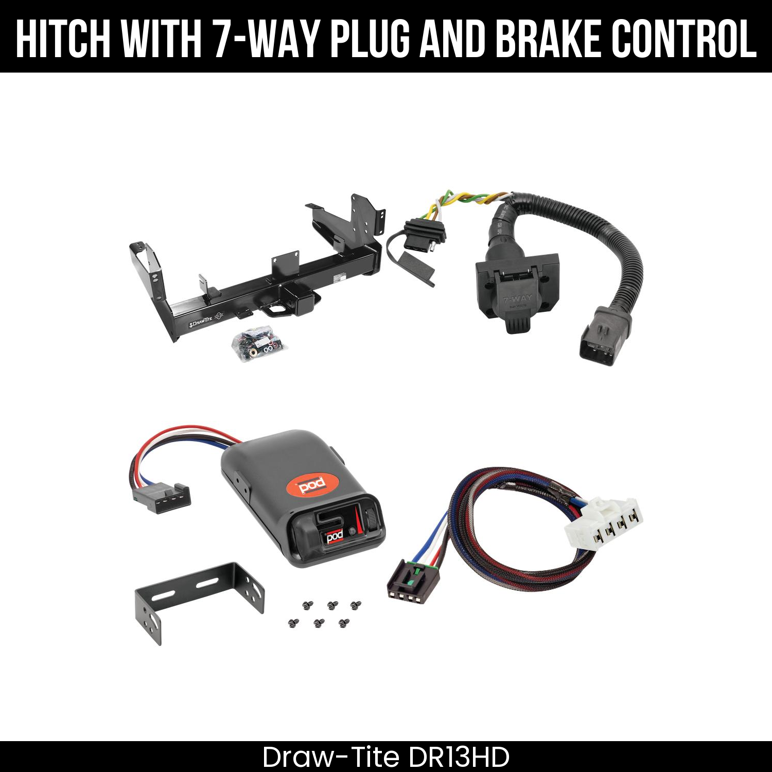 Trailer Hitch , 7-Way , Pro Series POD Brake Control
