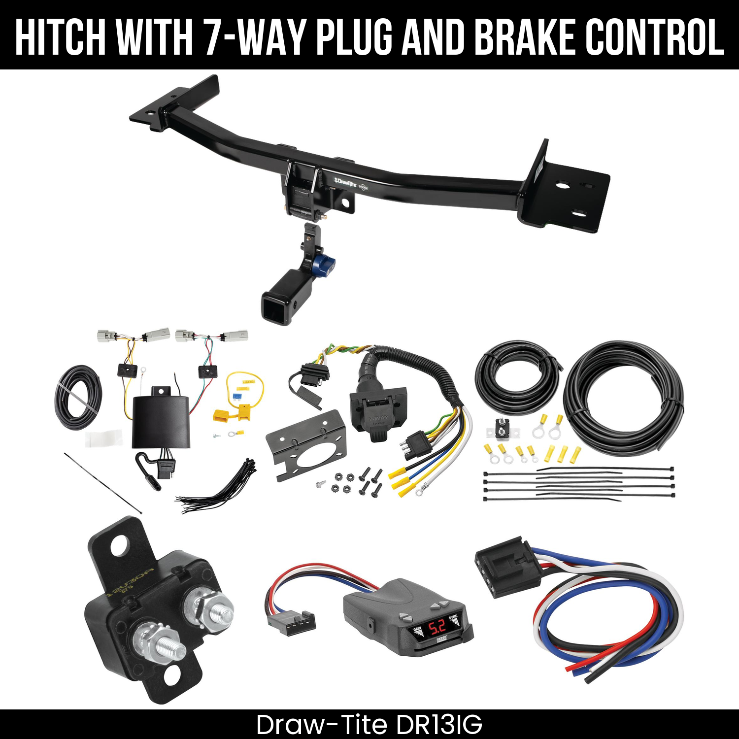 Trailer Hitch , 7-Way , Reese Brakeman IV Brake Control