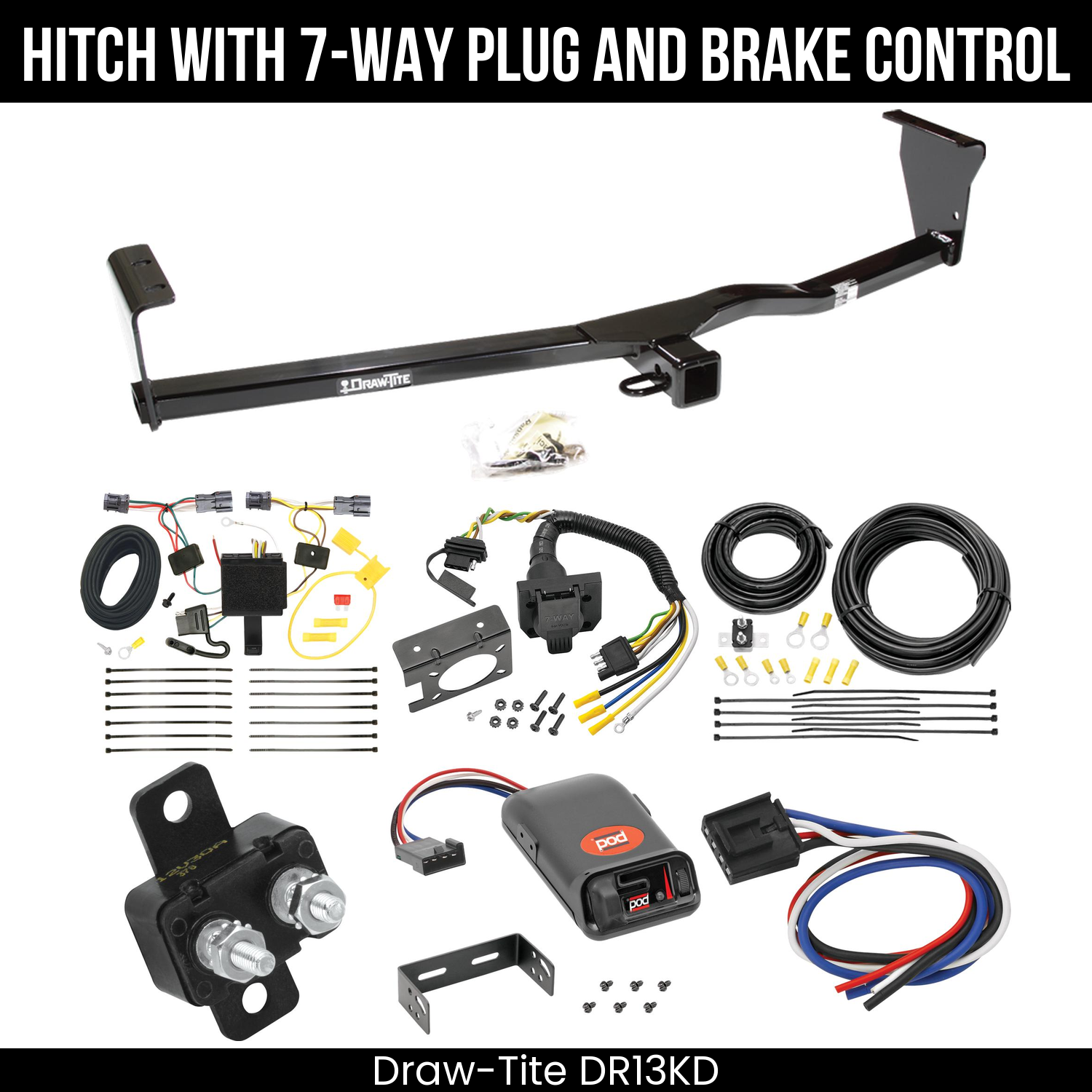 Trailer Hitch , 7-Way , Pro Series POD Brake Control
